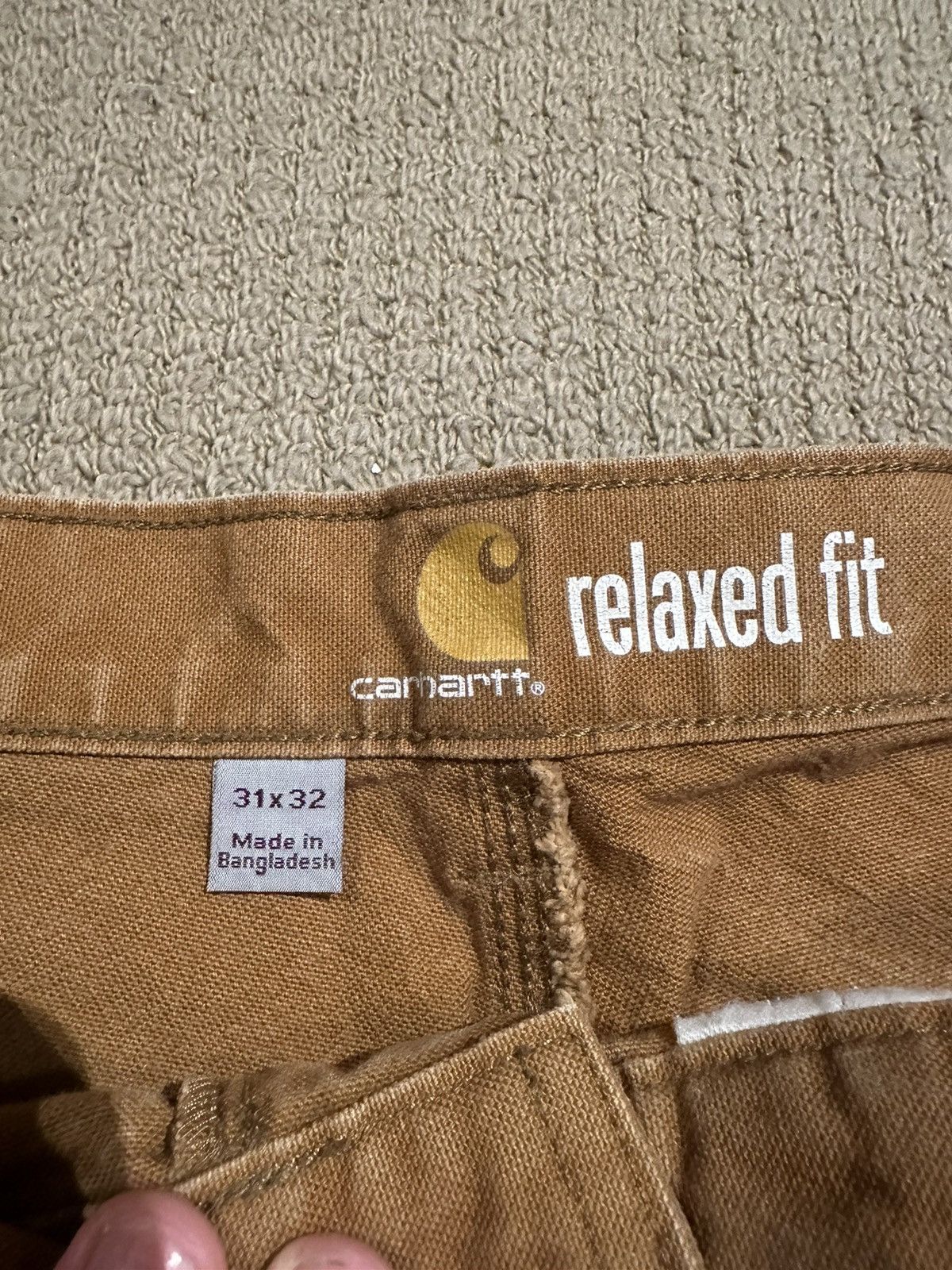 Carhartt Brown Carhartt relaxed fit Size US 31 - 2 Thumbnail