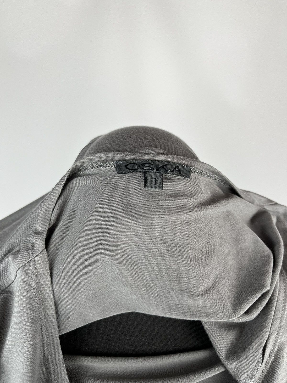 Japanese Brand × OSKA Oska Women Grey Oversize Long Sleeve Size M (0421) Size M / US 6-8 / IT 42-44 - 6 Thumbnail