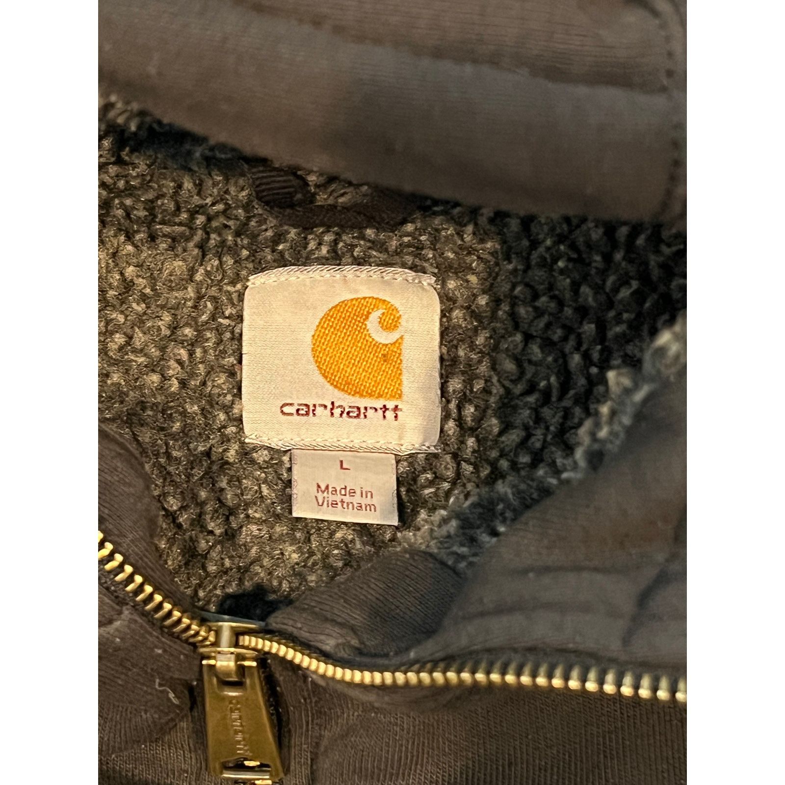 Carhartt Carhartt Black Insulated ZipUp Hoodie Rain Def Jacket Mens L Size US L / EU 52-54 / 3 - 4 Thumbnail