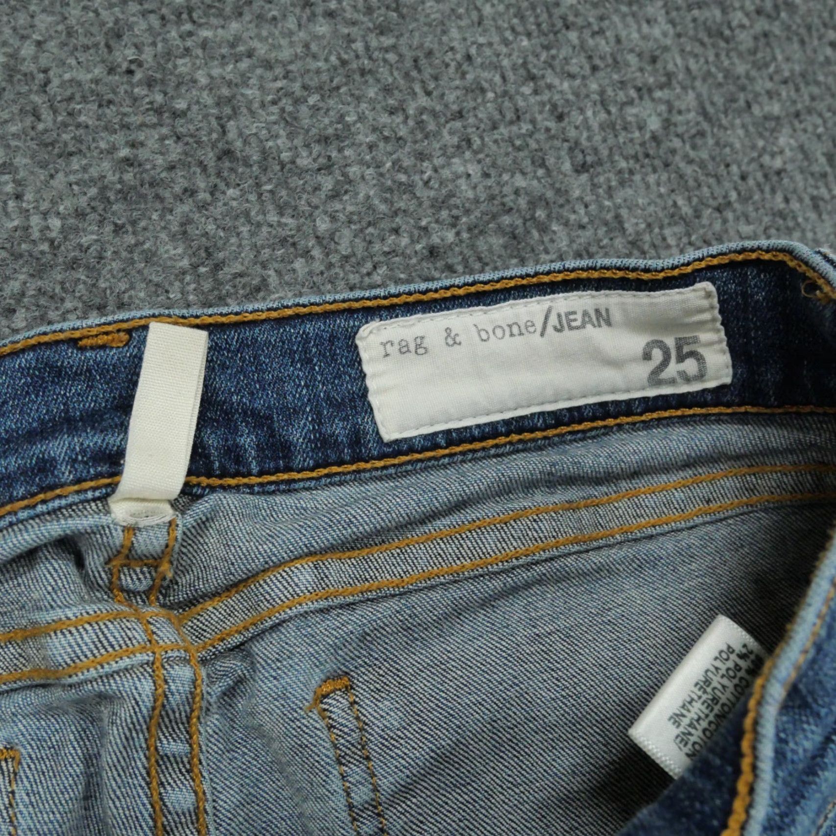 Rag & Bone rag & bone Jeans Womens Skinny Stretch Blue 25 26x26 Denim Size 42" / US 20 - 4 Thumbnail