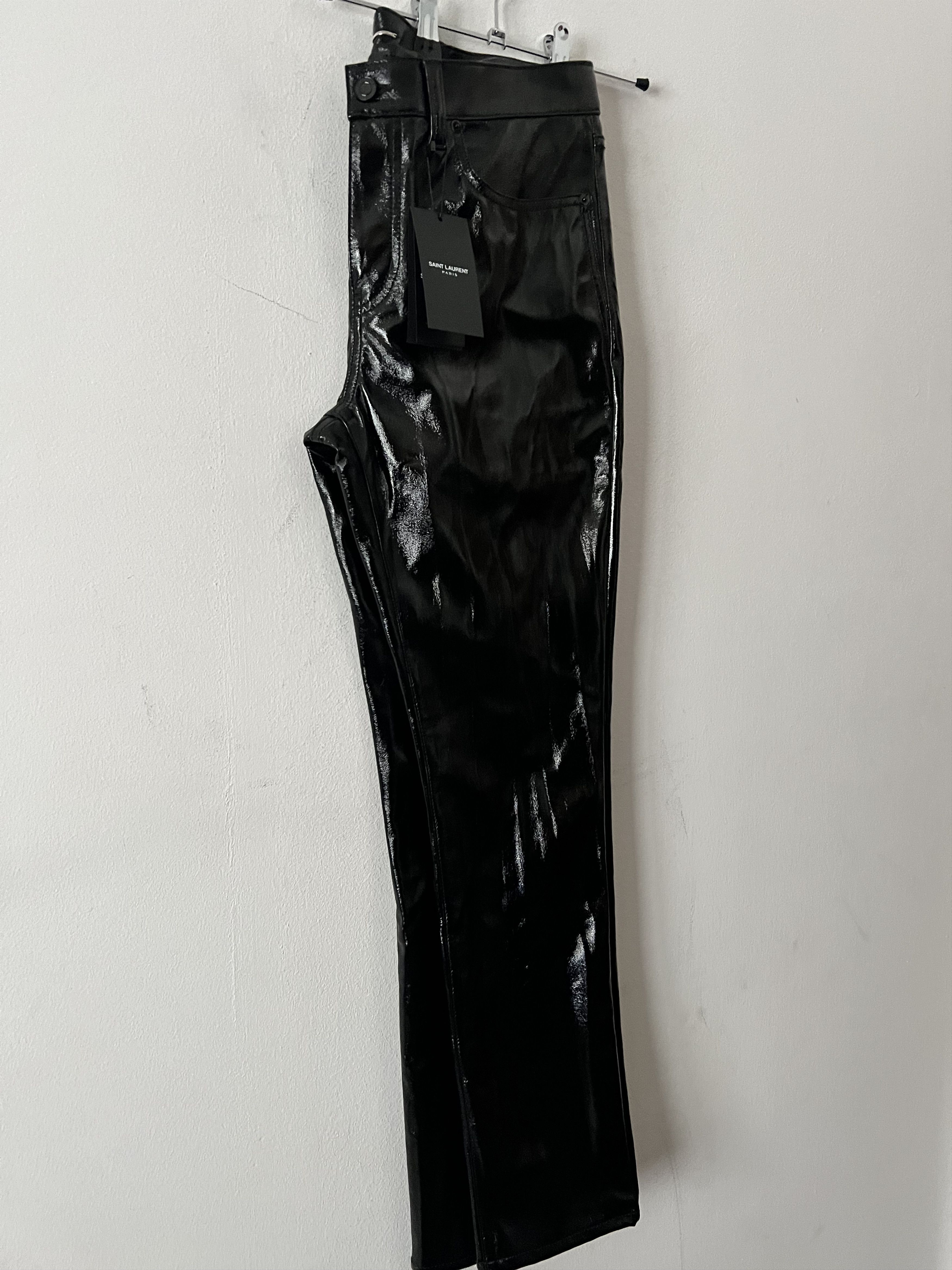 Saint Laurent Paris BNWT Slim Pants With Shiny Effect Size US 30 / EU 46 - 10 Thumbnail