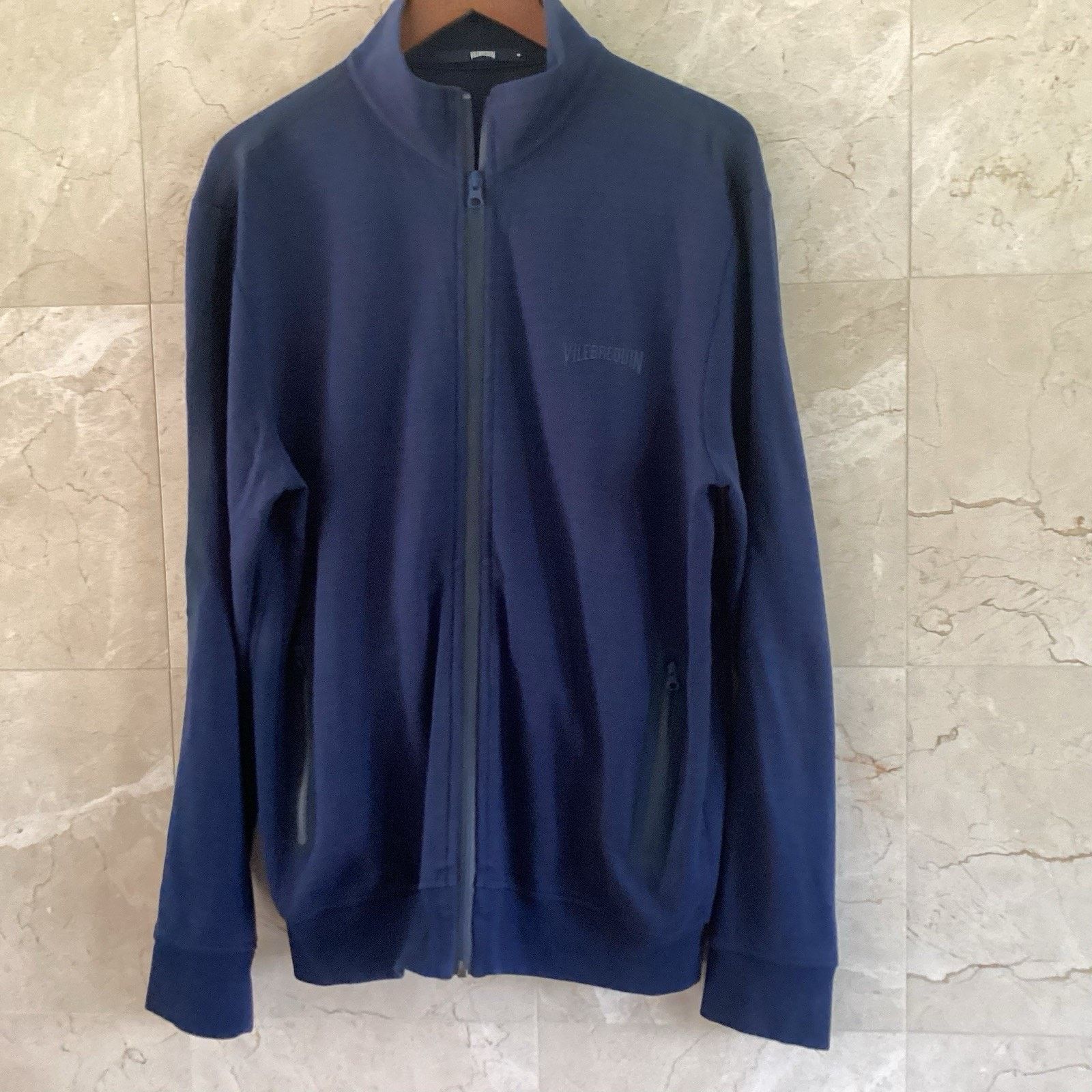 Vilebrequin Vilebrequin Zip Track Jacket M Navy Minimalist Streetwear Size US M / EU 48-50 / 2 - 4 Thumbnail