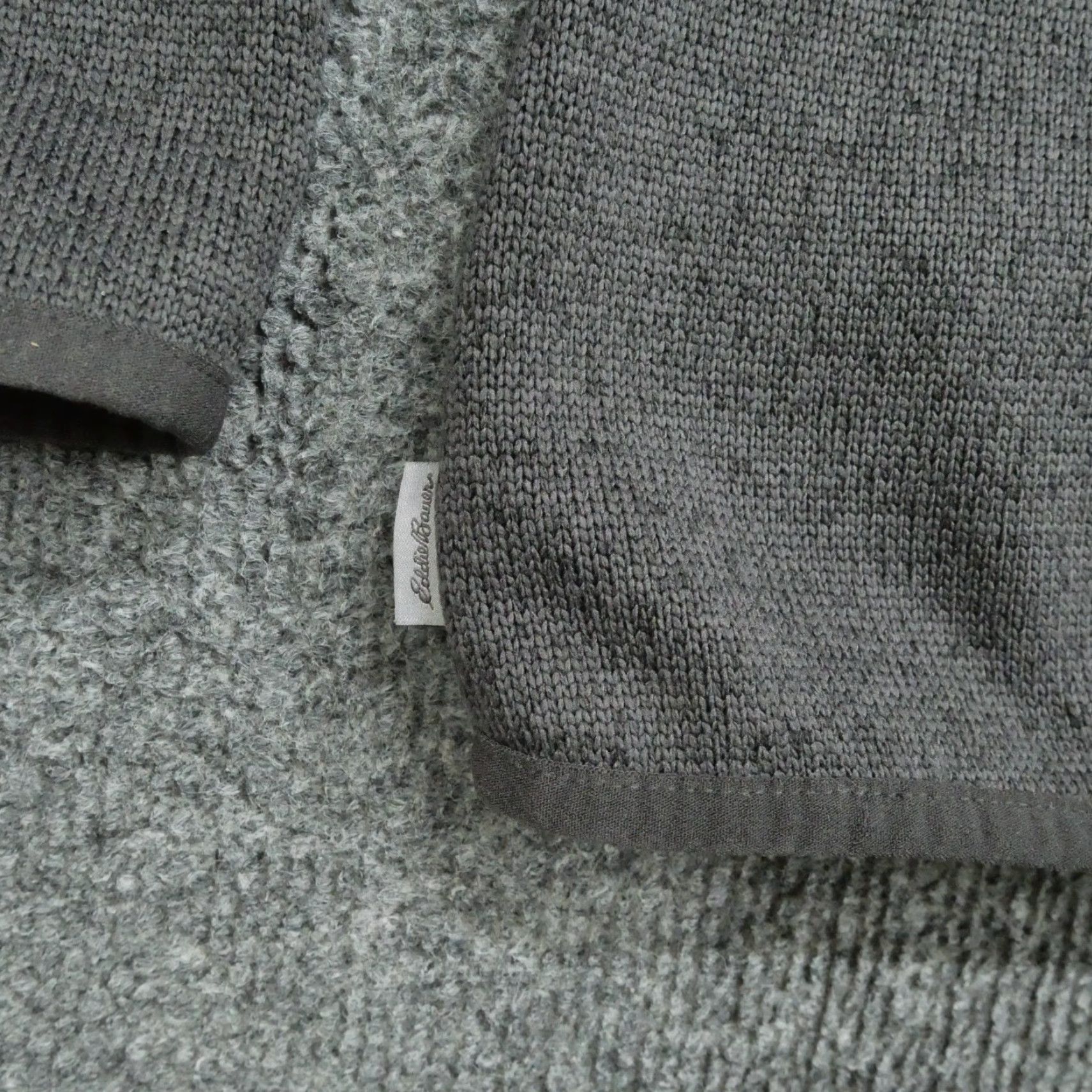 Eddie Bauer Eddie Bauer Jacket Womens XL Grey Full Zip Fair Isle Print Fleece Size XL / US 12-14 / IT 48-50 - 7 Thumbnail