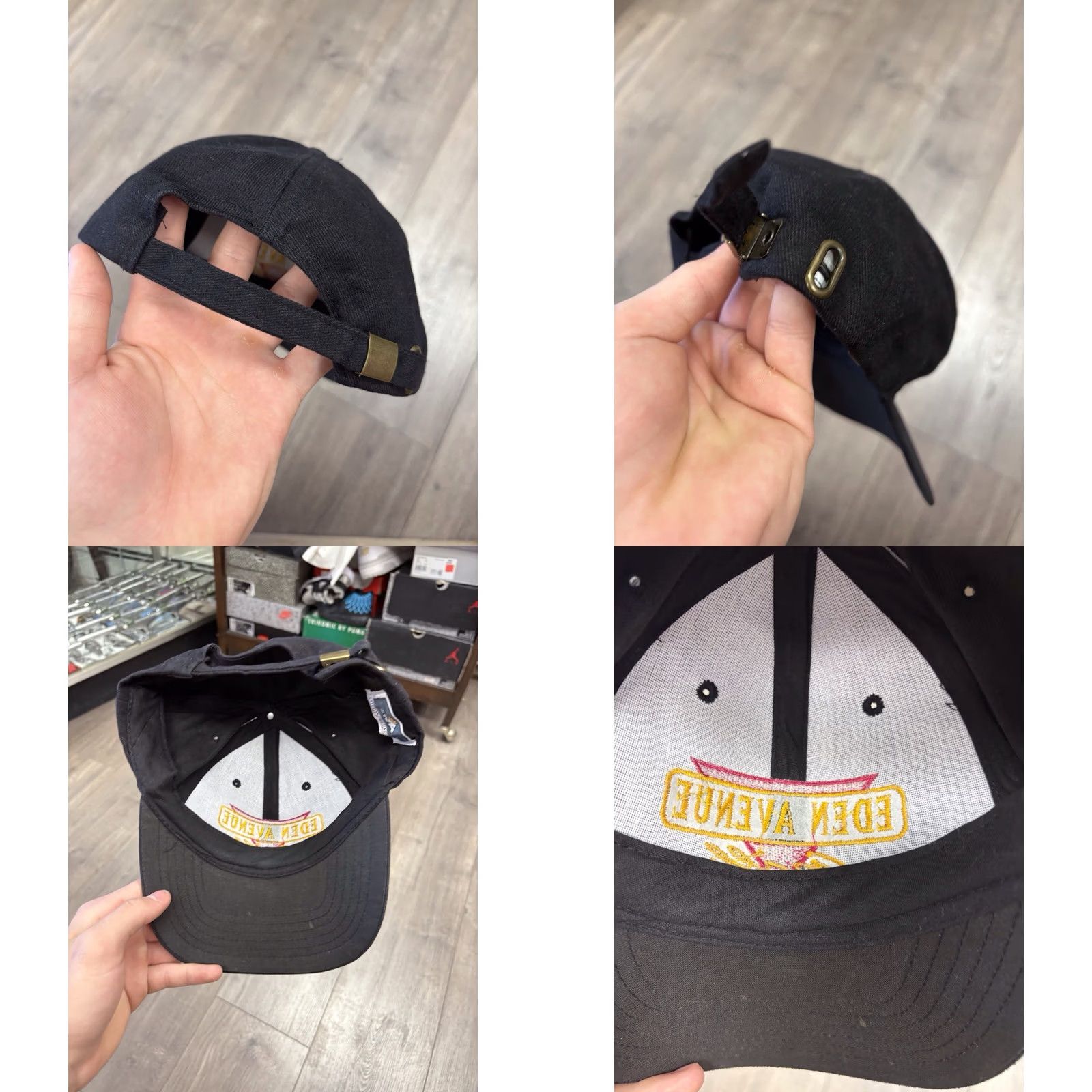 Avenue VINTAGE Eden Avenue Grill Hat Cap Black Cotton Deluxe Caps Food Baseball Cap Unisex Adults Size ONE SIZE - 8 Thumbnail
