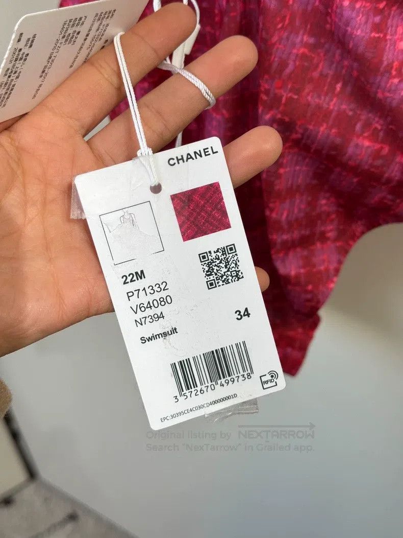Chanel Chanel Pink swimsuit Size 42" / US 20 - 9 Thumbnail