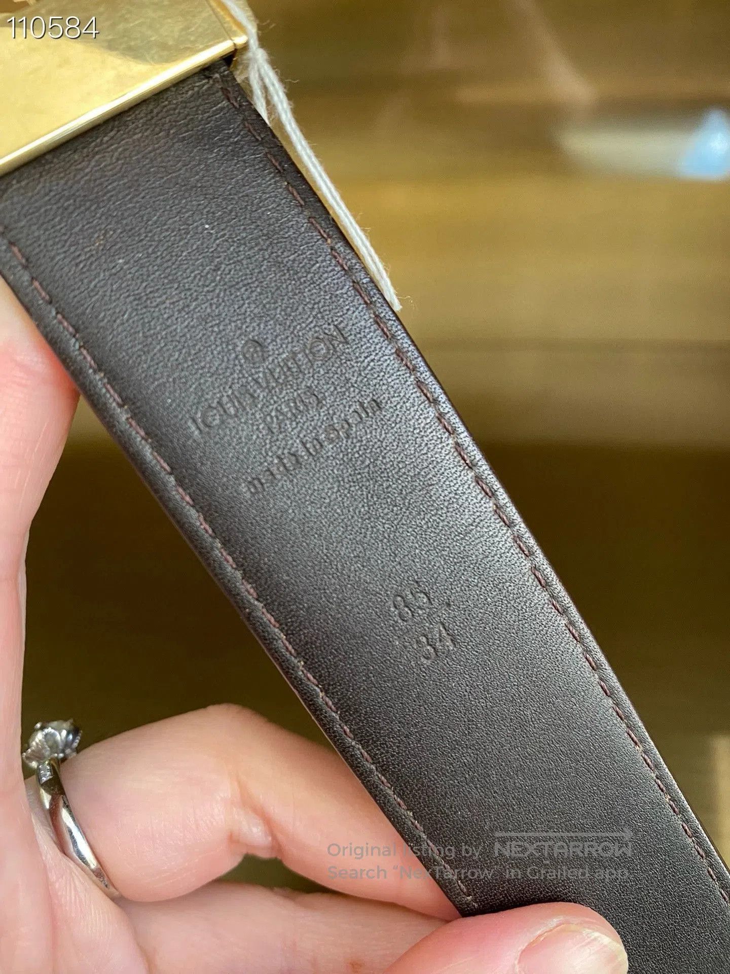 Louis Vuitton Louis Vuitton Monogram Belt. Size ONE SIZE - 5 Thumbnail