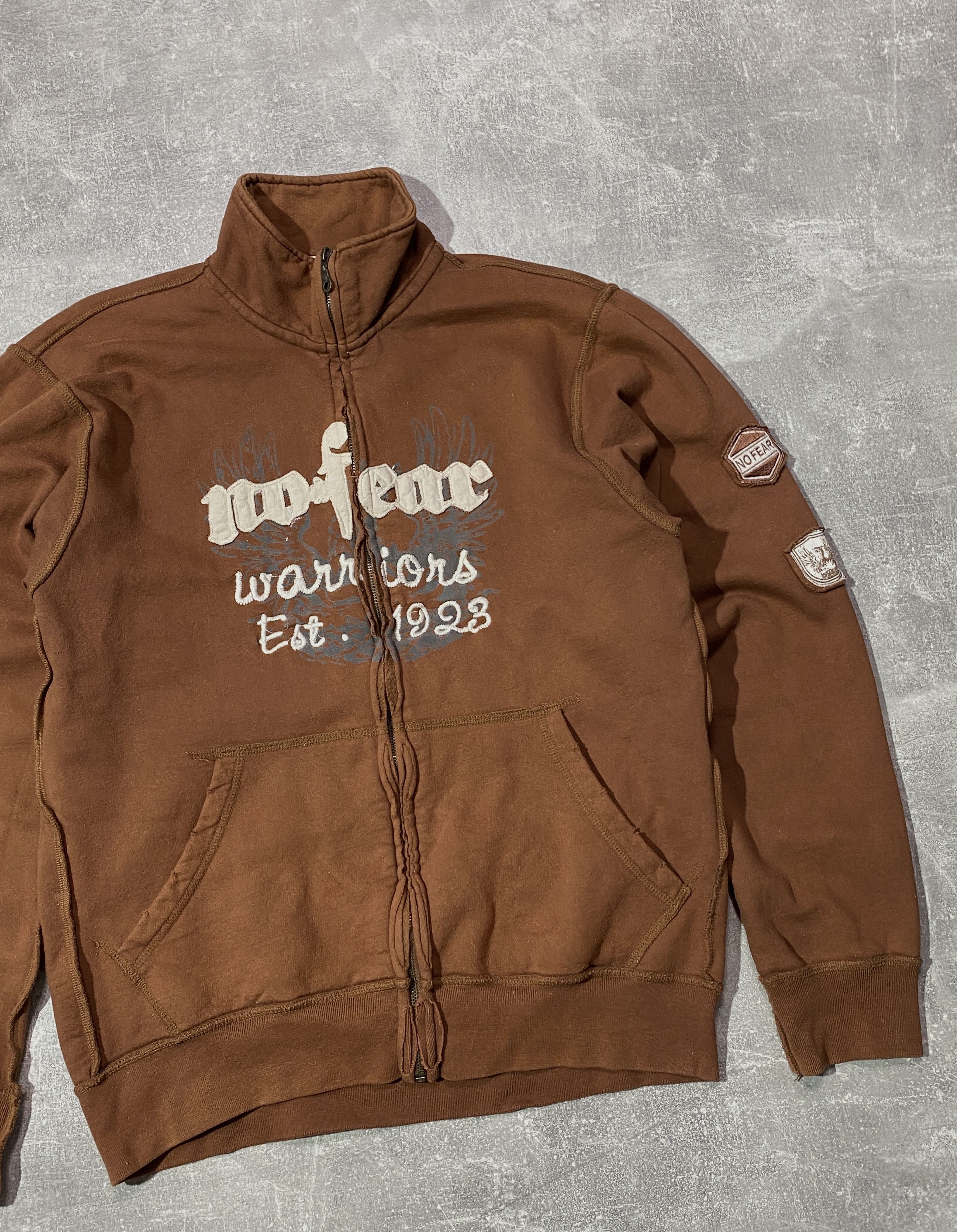 No Fear Vintage Y2K No Fear Embroidered logo Hip-hop Style Jacket Size US L / EU 52-54 / 3 - 3 Thumbnail