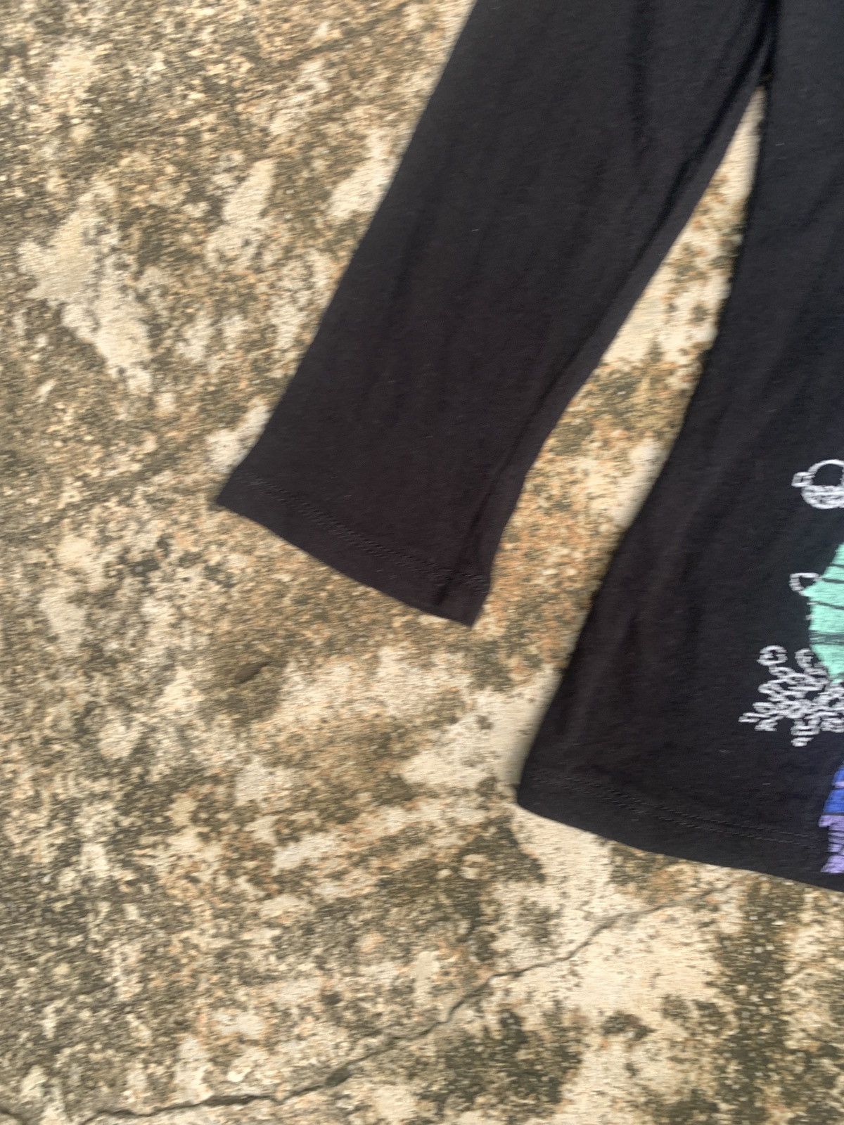 Japanese Brand y2k to the angel Japan Black Floral Poem Quotes Graphic Top Size M / US 6-8 / IT 42-44 - 6 Thumbnail