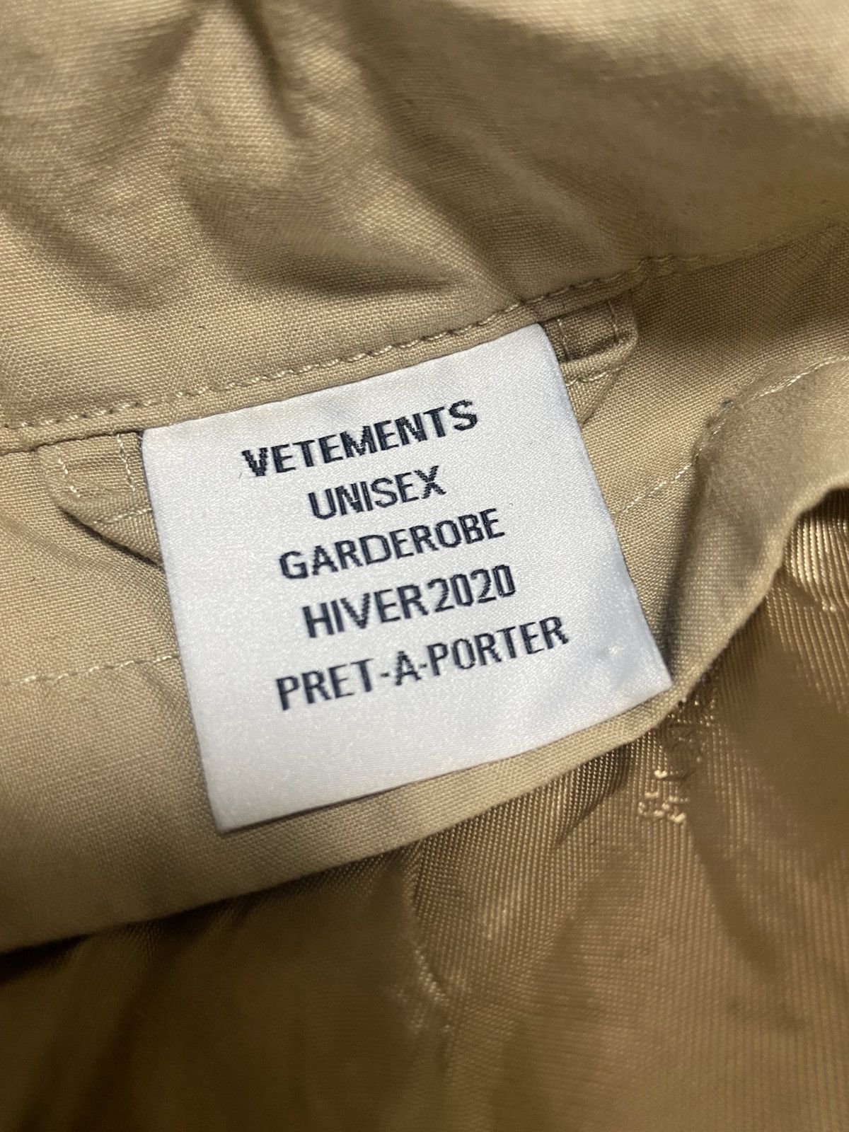Vetements L Vetements incognito Oversized trench coat jacket Size US L / EU 52-54 / 3 - 13 Thumbnail