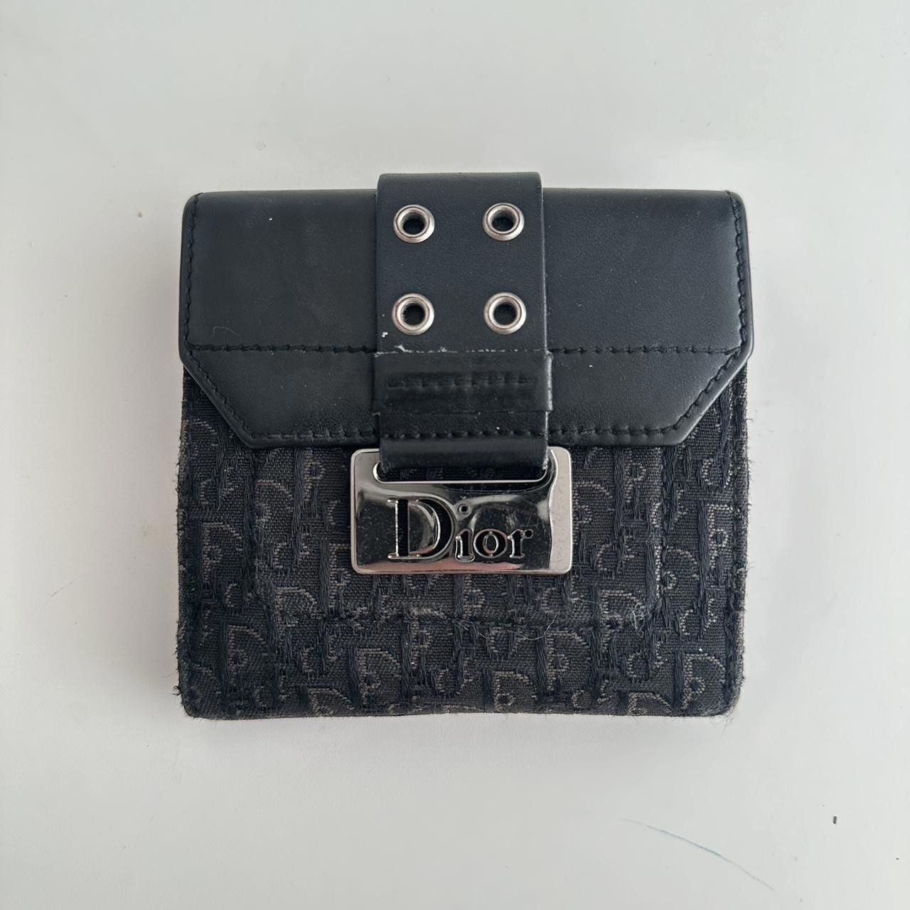 image of Christian Dior 2000S Black Columbus Wallet, Women's