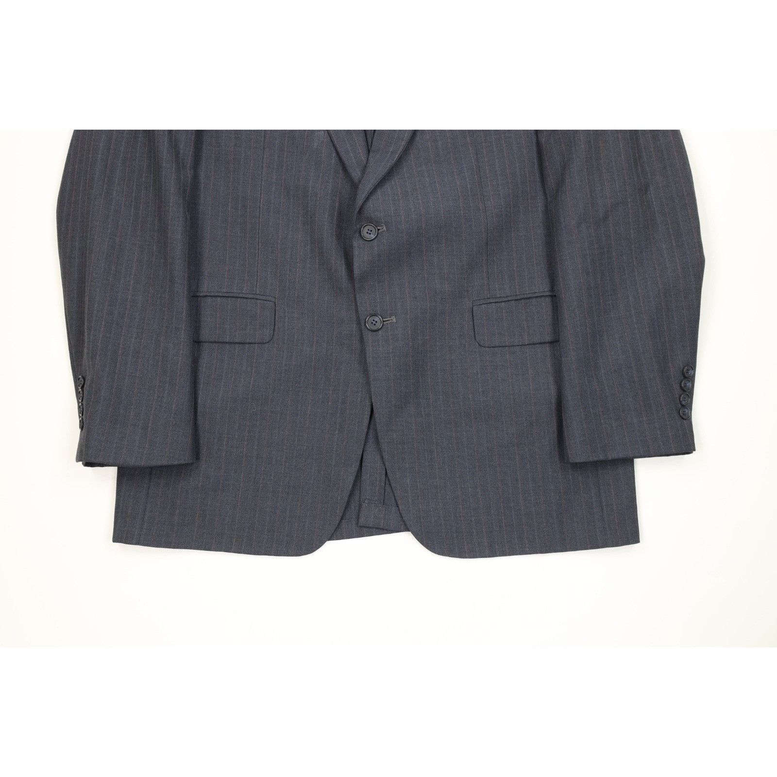 Vintage Vintage 70s Streetwear Distressed 2 Piece Striped Suit Size 42L - 4 Thumbnail