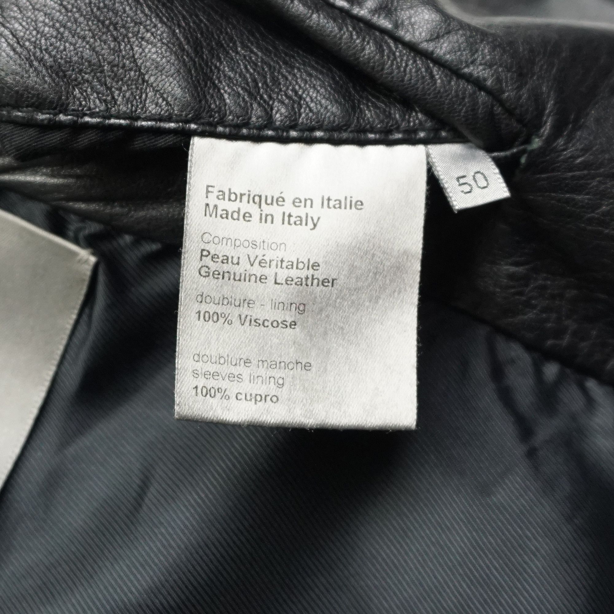 Dior × Hedi Slimane Dior Homme SS07 Campaign Leather Jacket Size US M / EU 48-50 / 2 - 4 Thumbnail