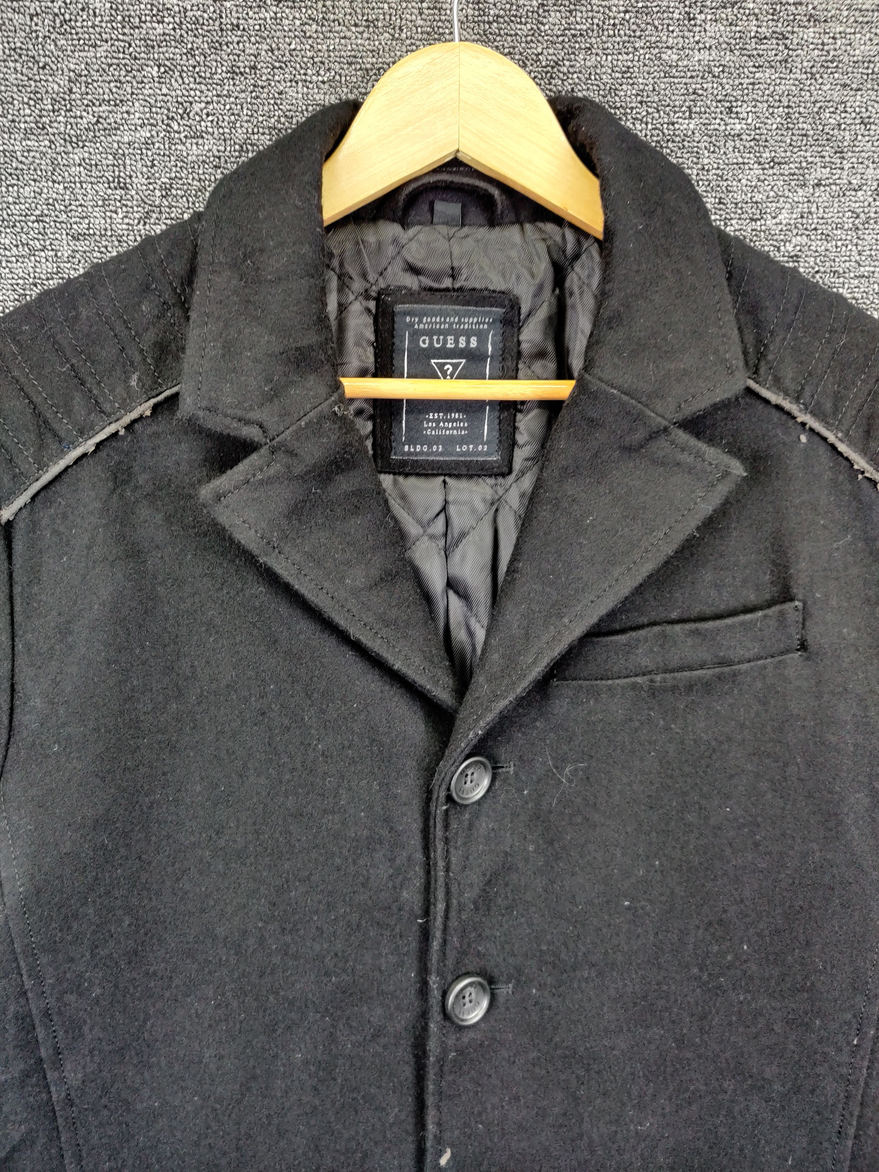 Guess Nice ❗Vintage Guess Wool Long Coat Size US M / EU 48-50 / 2 - 8 Thumbnail