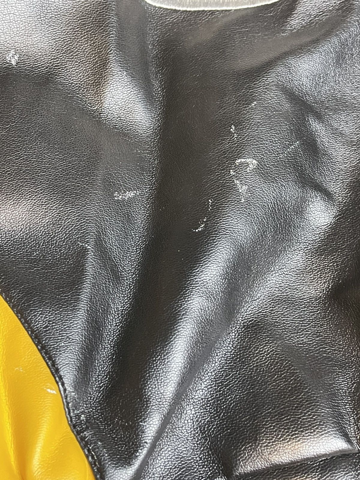 NFL Vtg Pittsburgh Steelers Faux Leather GIII Jacket NWT *FLAW Size US L / EU 52-54 / 3 - 19 Thumbnail