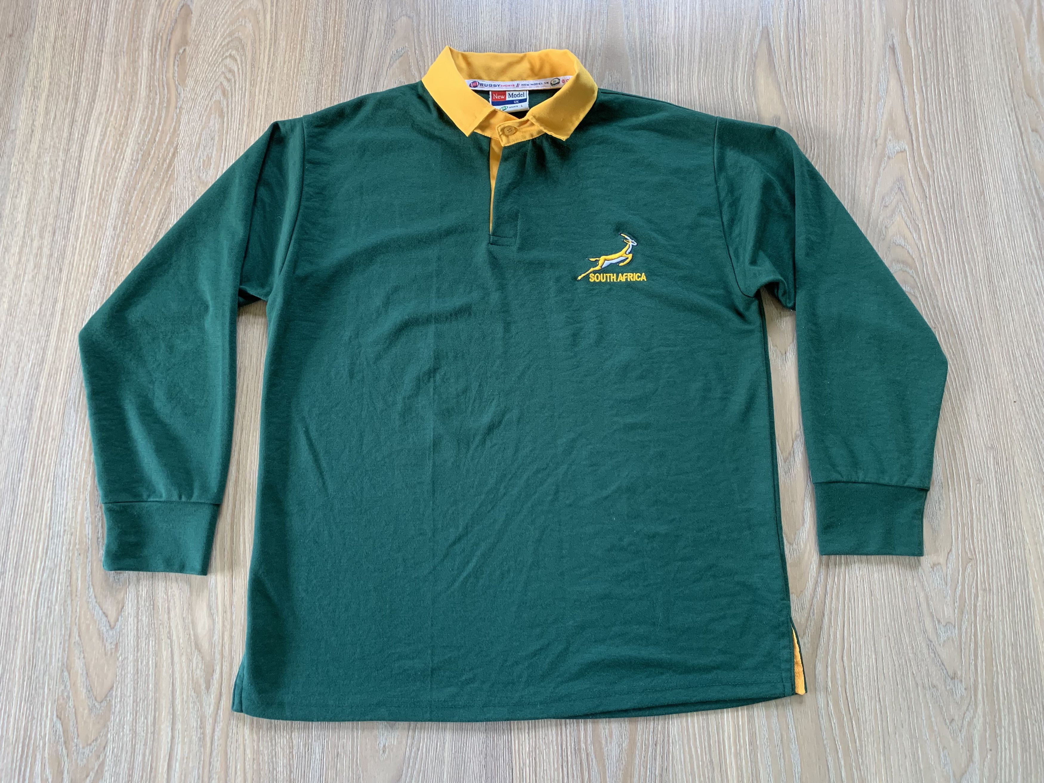 Vintage New Model South Africa Cotton Longsleeve Polo T Shirt Size US L / EU 52-54 / 3 - 2 Thumbnail