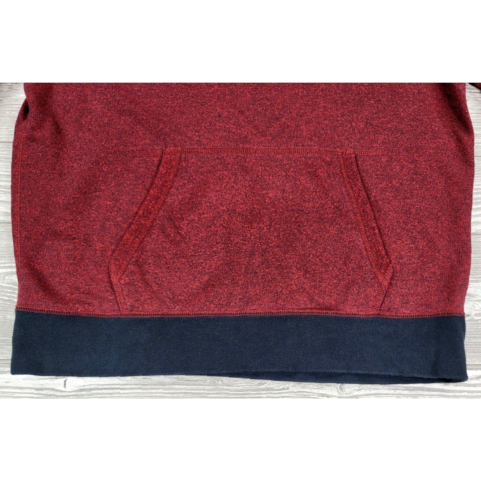 Nike Nike Hoodie Men’s Pullover V-Neck Kangaroo Pocket Black Red XS? No, Size L. Size US L / EU 52-54 / 3 - 6 Thumbnail
