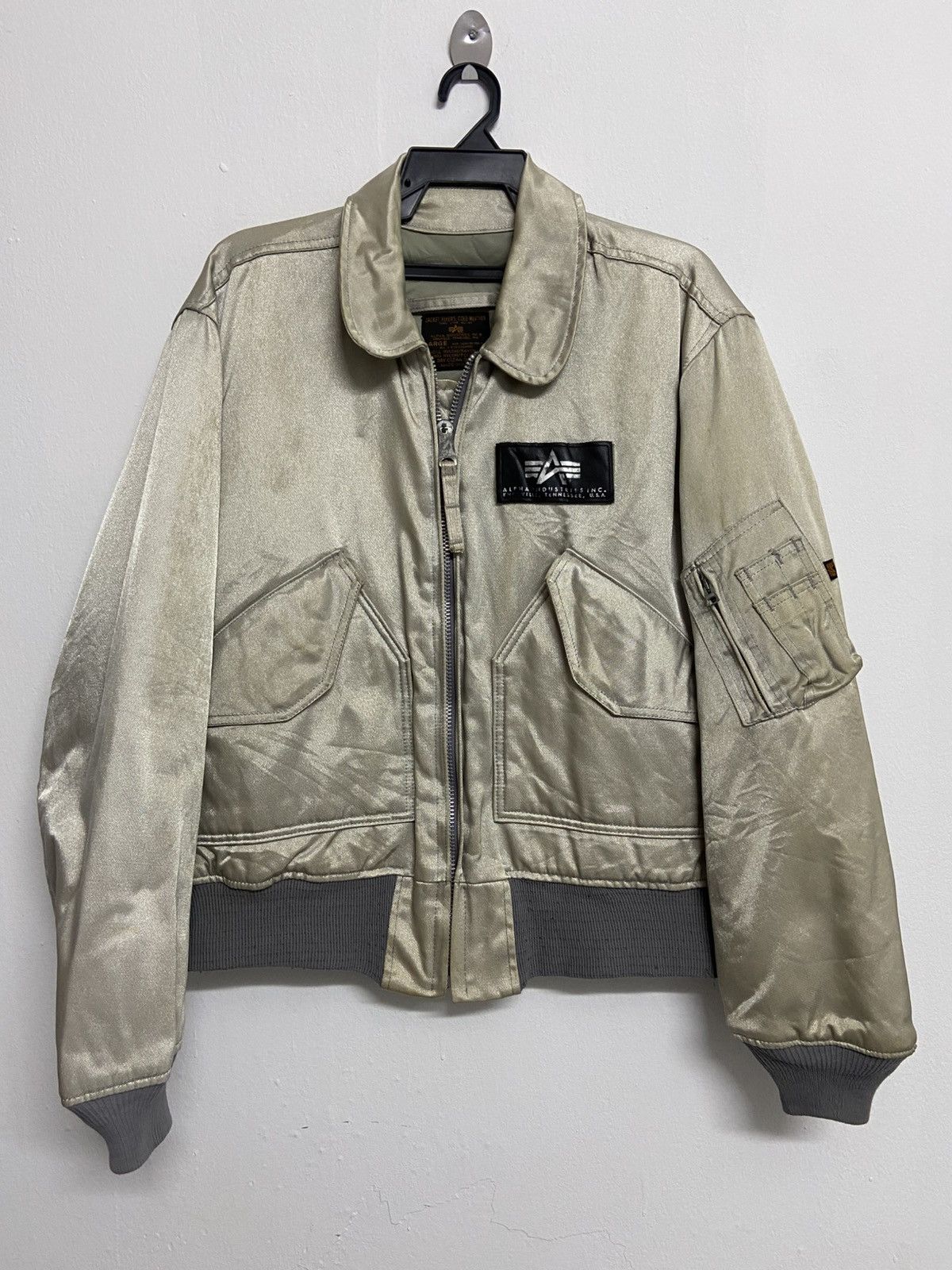 Alpha Industries Vintage Alpha Industries USAF CWU-45 Bomber Jacket Size US L / EU 52-54 / 3 - 1 Thumbnail