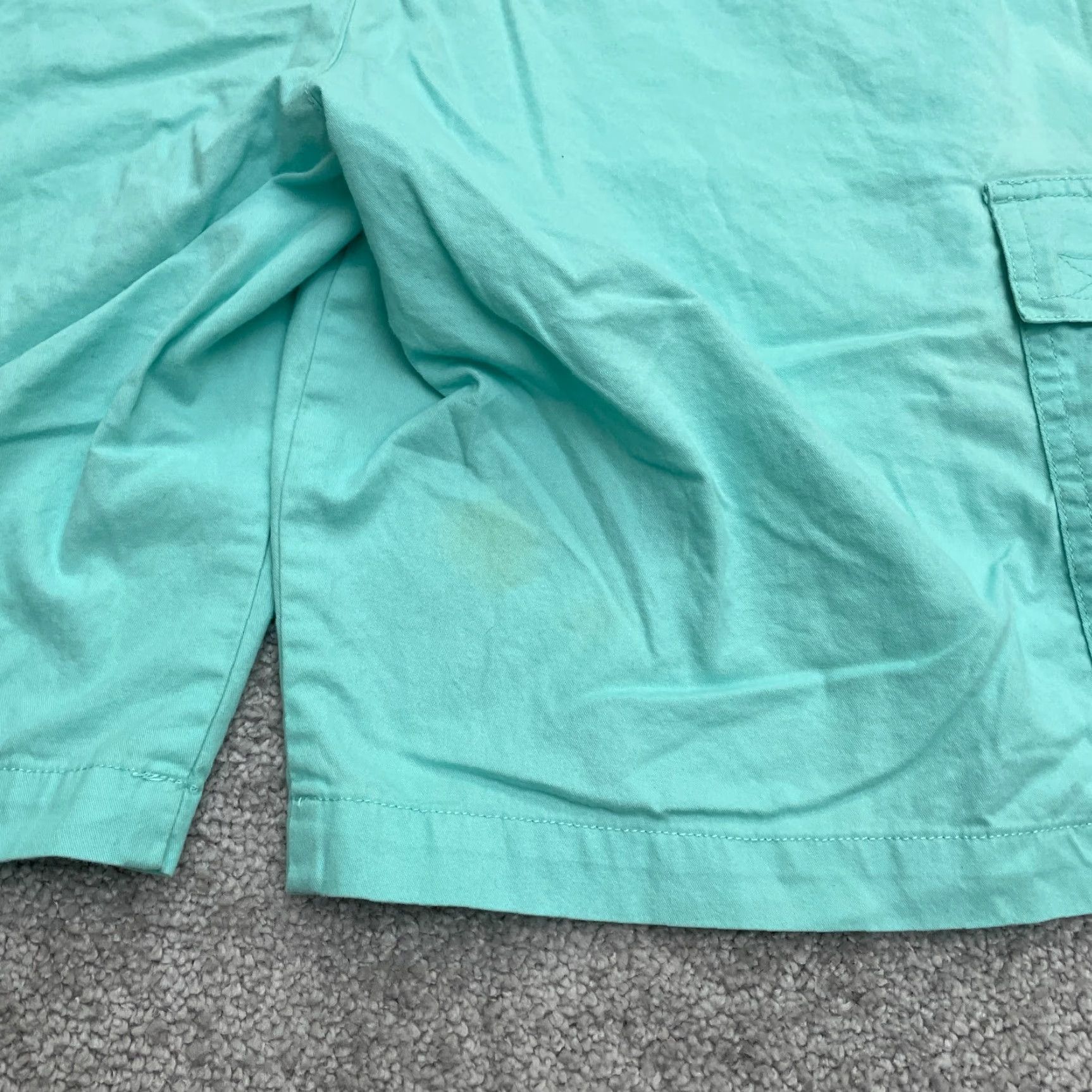 Vintage Columbia Cargo Shorts Mens 32 Green Cotton Outdoor Casual Fishing 10in Inseam Size US 32 / EU 48 - 5 Thumbnail