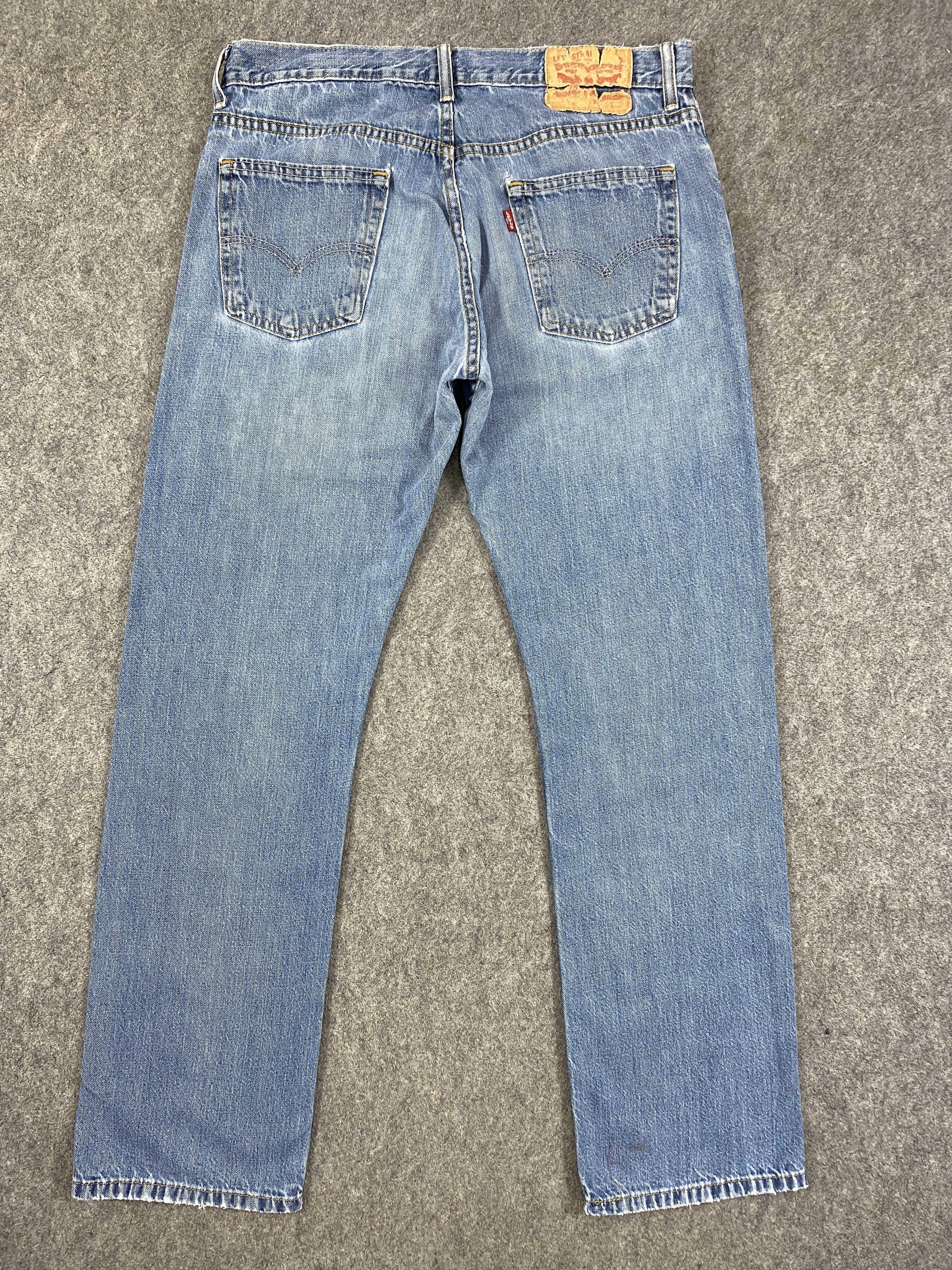 Levi's Blue Wash Vintage Levi's 514 Jeans 34x31.5 Denim JN2143 Size US 34 / EU 50 - 2 Thumbnail
