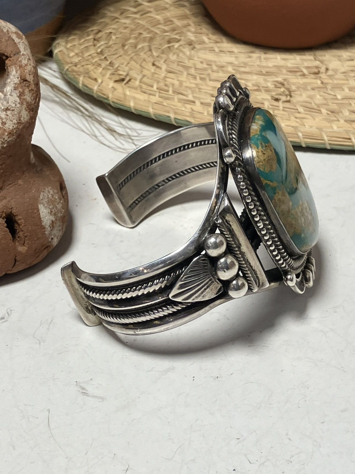 Other Stunning Vintage Navajo Cuff by Master Silversmith Tom Lewis Size ONE SIZE - 3 Thumbnail