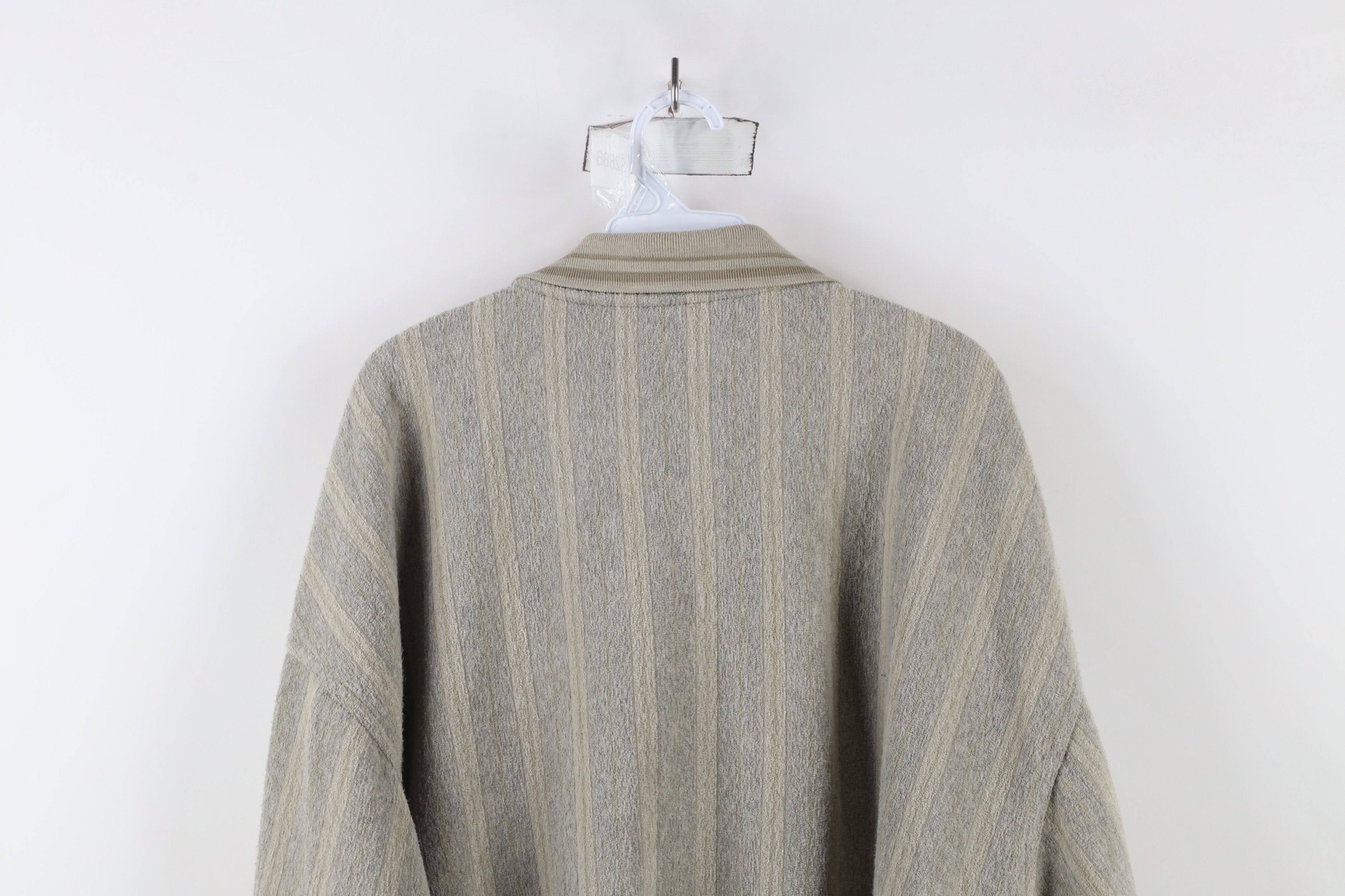 Vintage Vintage 90s Streetwear Fleece Collared Pullover Sweater Size US XXL / EU 58 / 5 - 9 Thumbnail