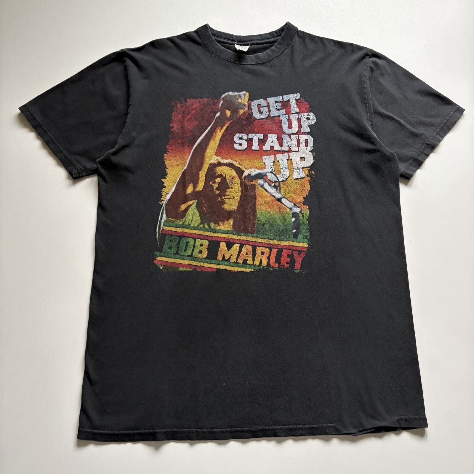 Band Tees × Bob Marley × Vintage Vintage Bob Marley Shirt 2XL 90s 