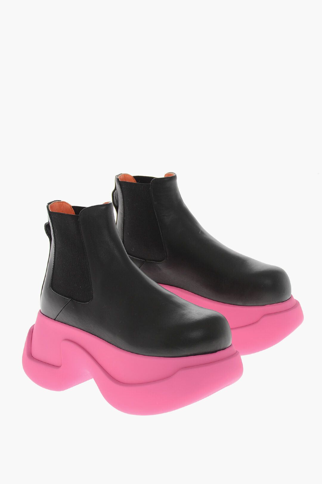 Marni Leather Chelsea Boots with 8cm Chunky Sole Size US 11 / IT 41 - 1 Thumbnail