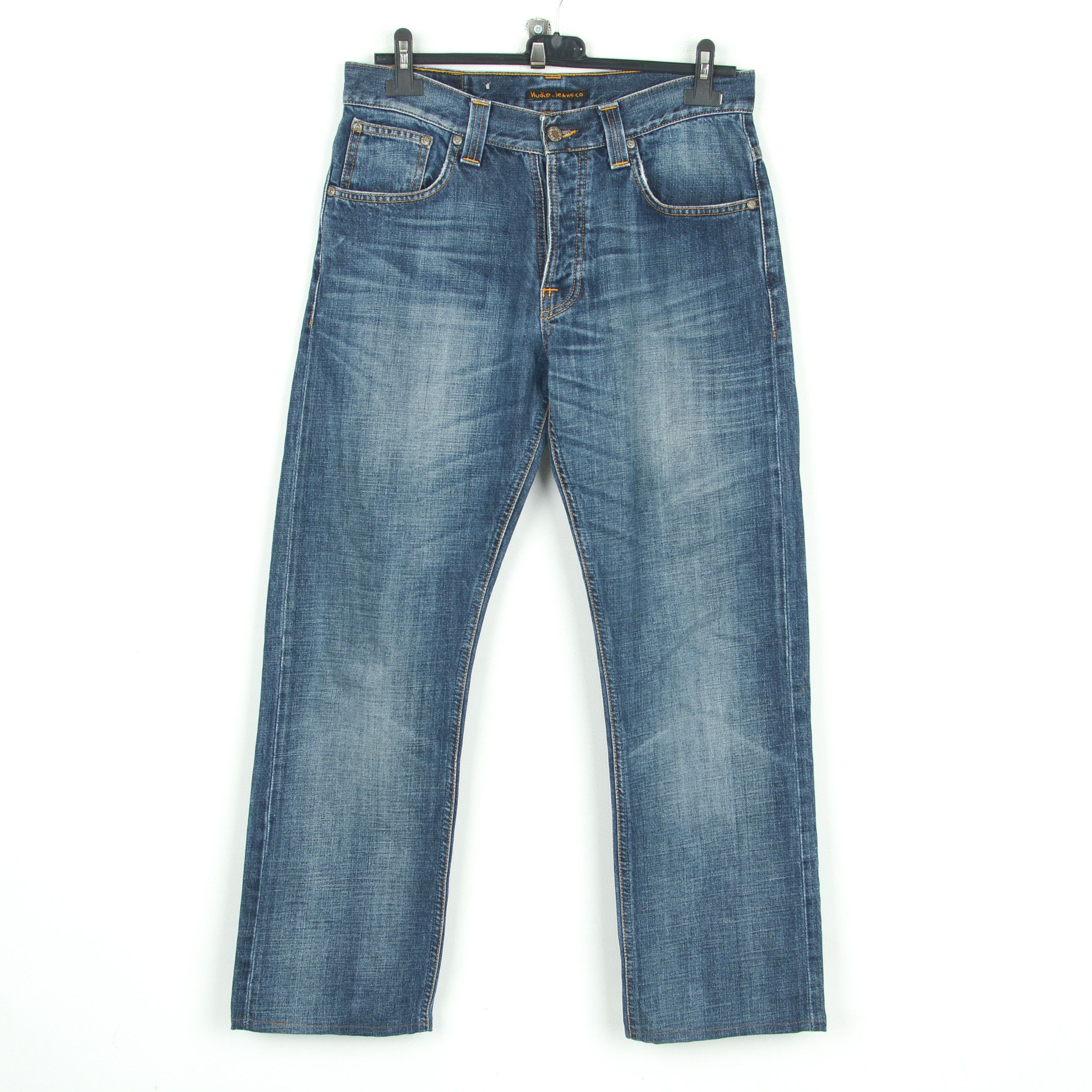 【新品】Nudie Jeans AVERAGE JOE W36 L32 This very much distressed Average Joe came out of the Nudie