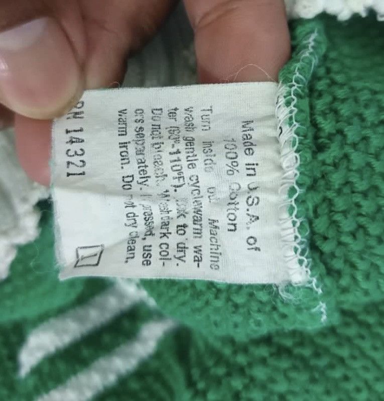 Dior Vintage Christian Dior Striped Green White Knitwear Size US S / EU 44-46 / 1 - 3 Thumbnail