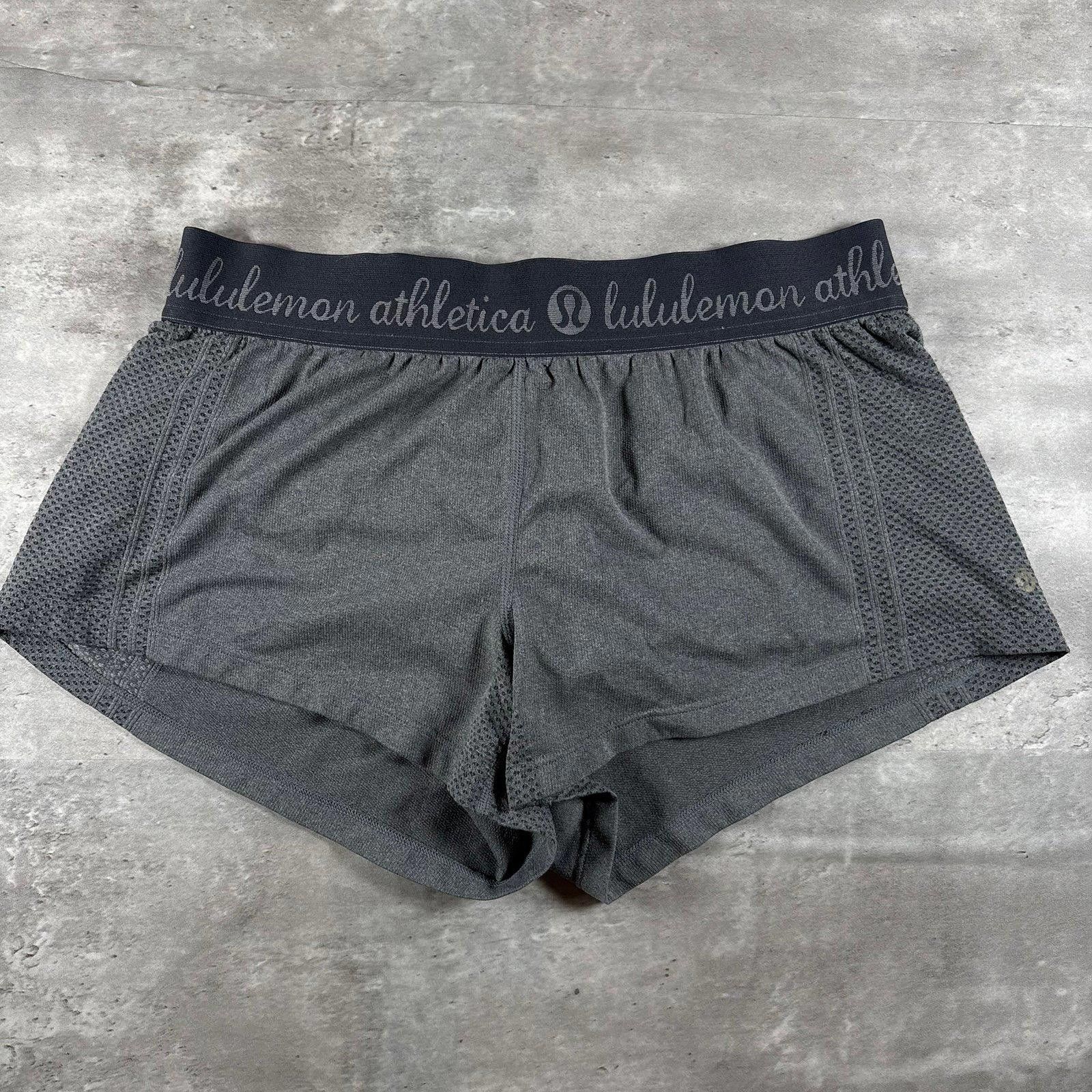 Lululemon Lululemon Athletica charcoal grey shorts Size 32" / US 10 / IT 46 - 1 Thumbnail