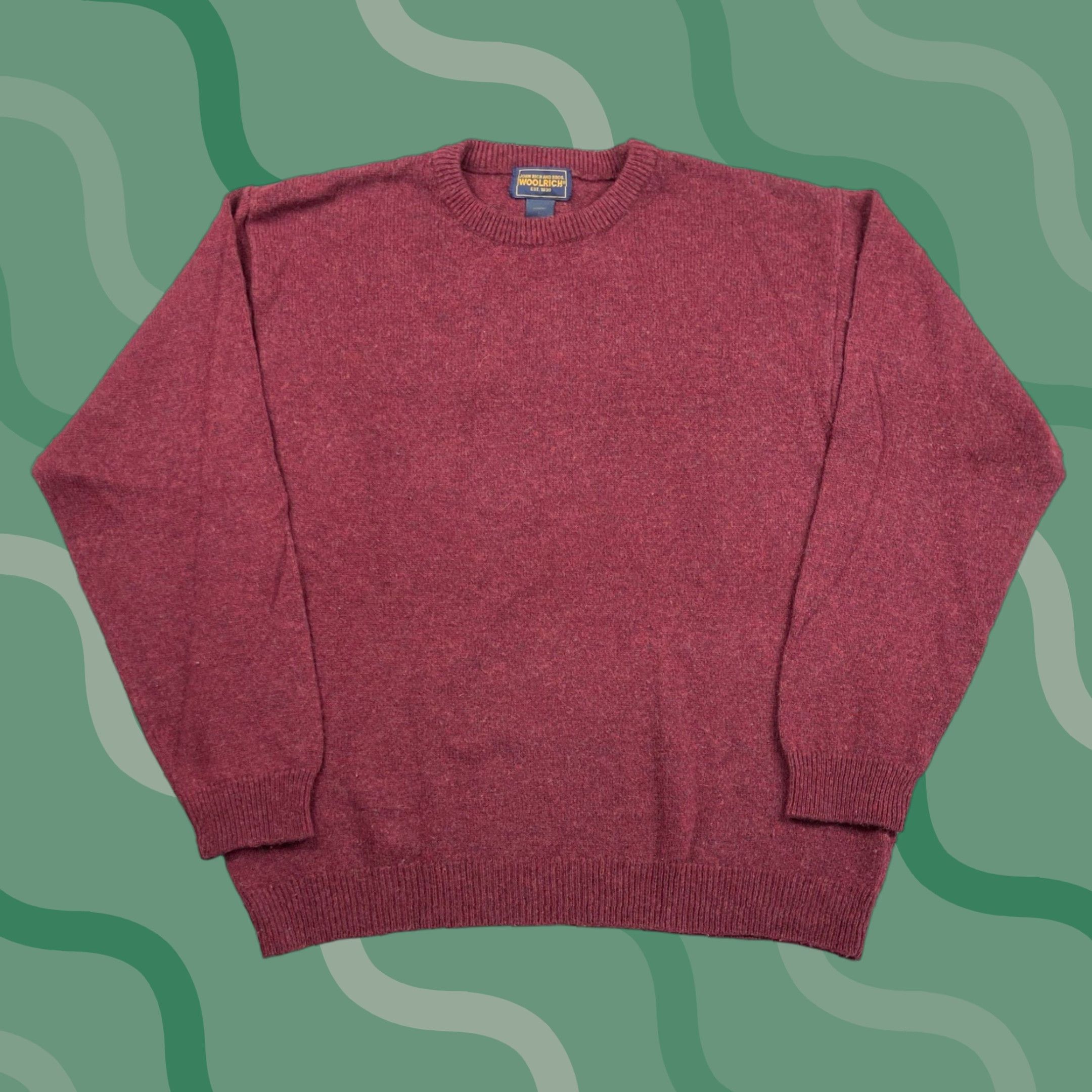 Vintage VINTAGE Woolrich Wool Sweater Crewneck Sweater Women’s Large Red Knit Fisherman Holiday Winter Mens? Girls? Wait. Size L / US 10 / IT 46 - 1 Thumbnail