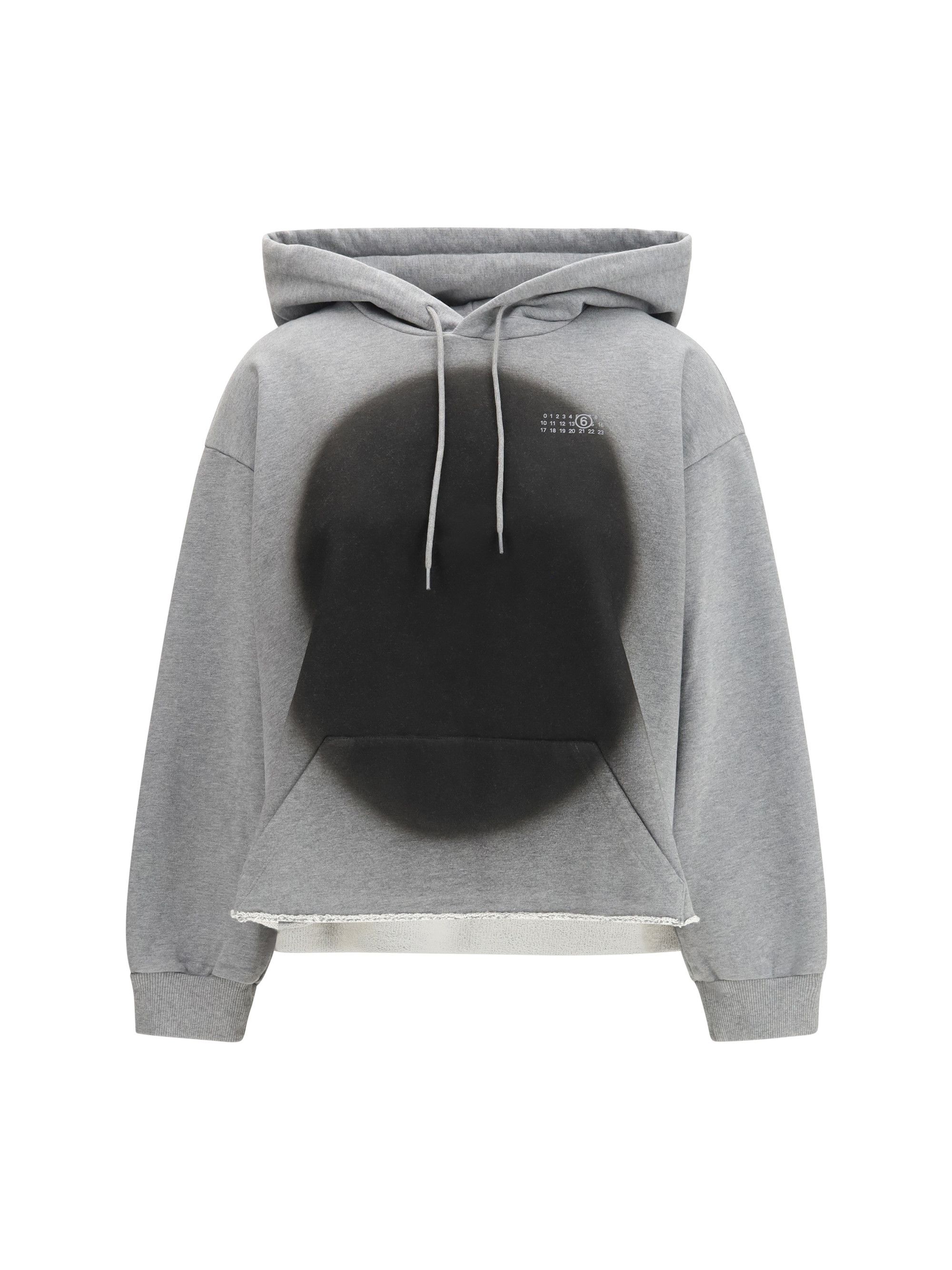 MM6 Numeric Logo Spray Hoodie Size S / US 4 / IT 40 - 1 Thumbnail
