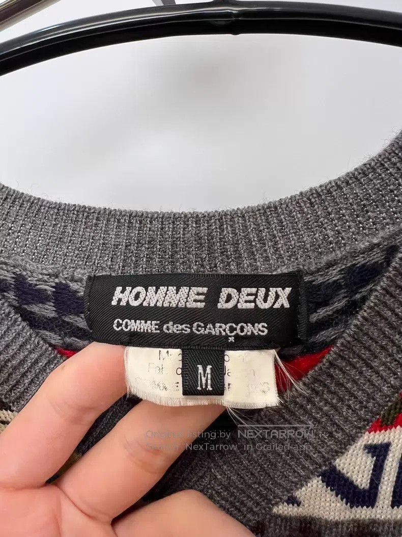 Comme des Garcons Comme des Garcons Christmas style patched knitted wool swe Size M / US 6-8 / IT 42-44 - 7 Thumbnail