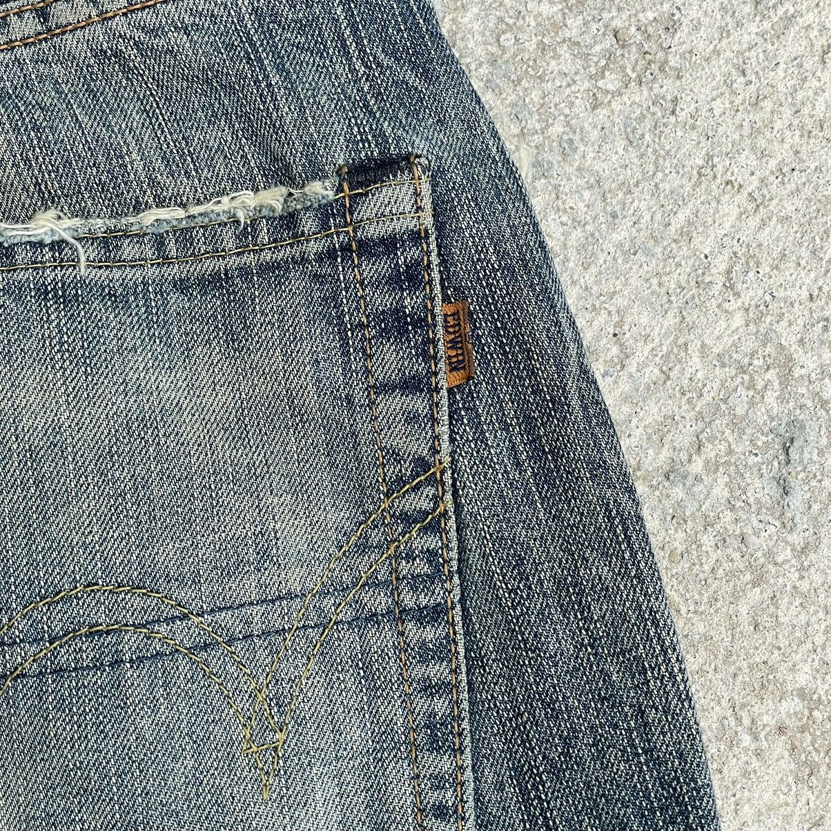 Edwin “EDWIN” 505ZX DISTRESSED REDLINE SELVEDGE DENIM JEAN Size US 31 - 11 Thumbnail