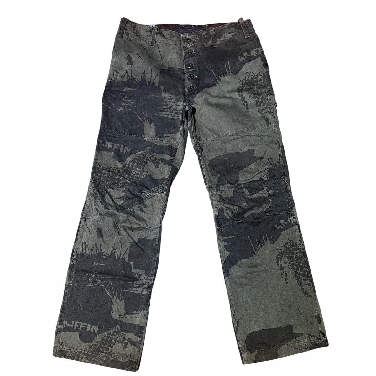 Designer × Griffin GRIFFIN UNISEX MILITARY STYLE PANT MADE IN ITALY Size US 32 / EU 48 - 1 Thumbnail