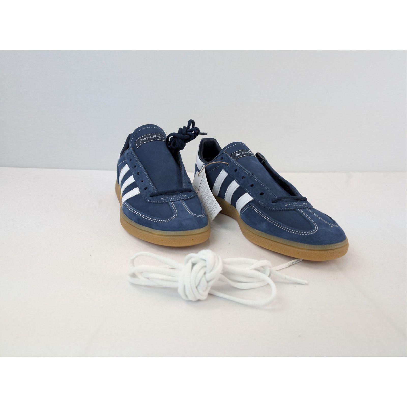 Adidas × Sporty & Rich o1rshd1 Handball Spezial x Sporty & Rich sneakers Beige/Blue Size US 11.5 / EU 44-45 - 5 Thumbnail