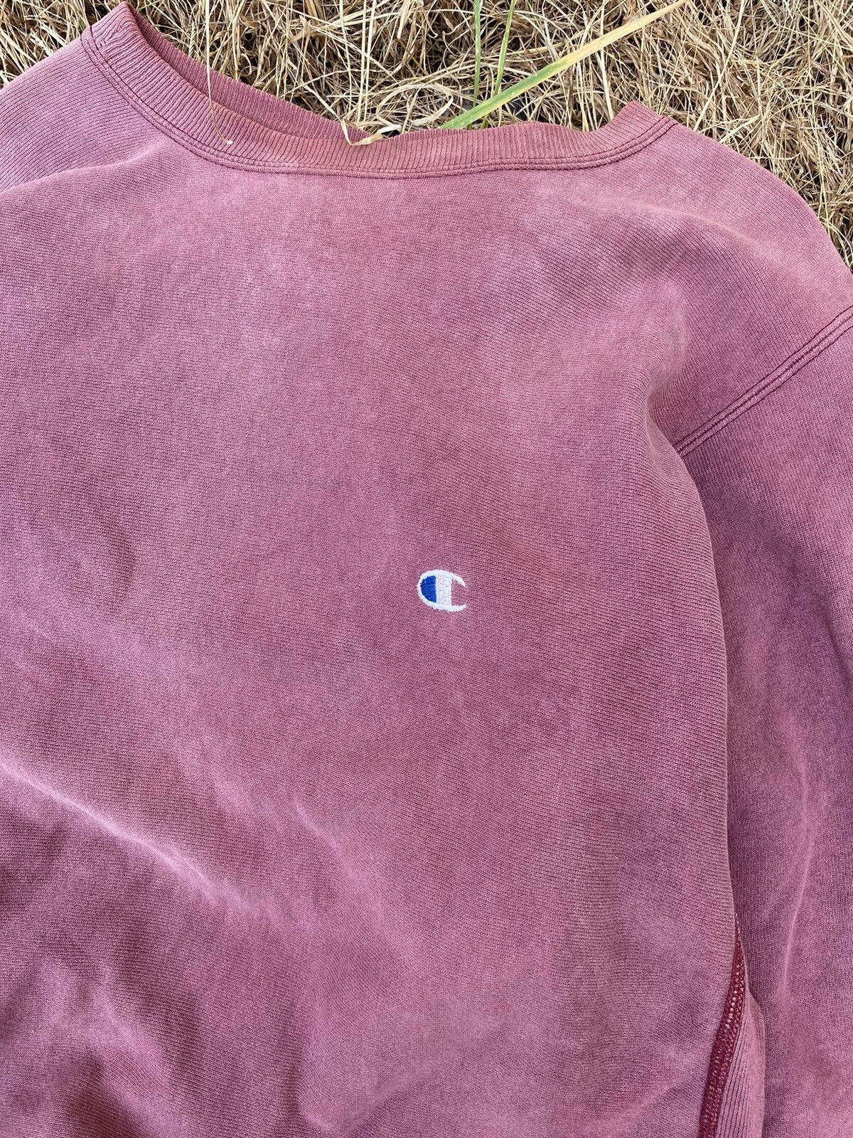 Champion × Vintage 90s Champion reverse weave sun faded sweatshirts Size US M / EU 48-50 / 2 - 2 Thumbnail
