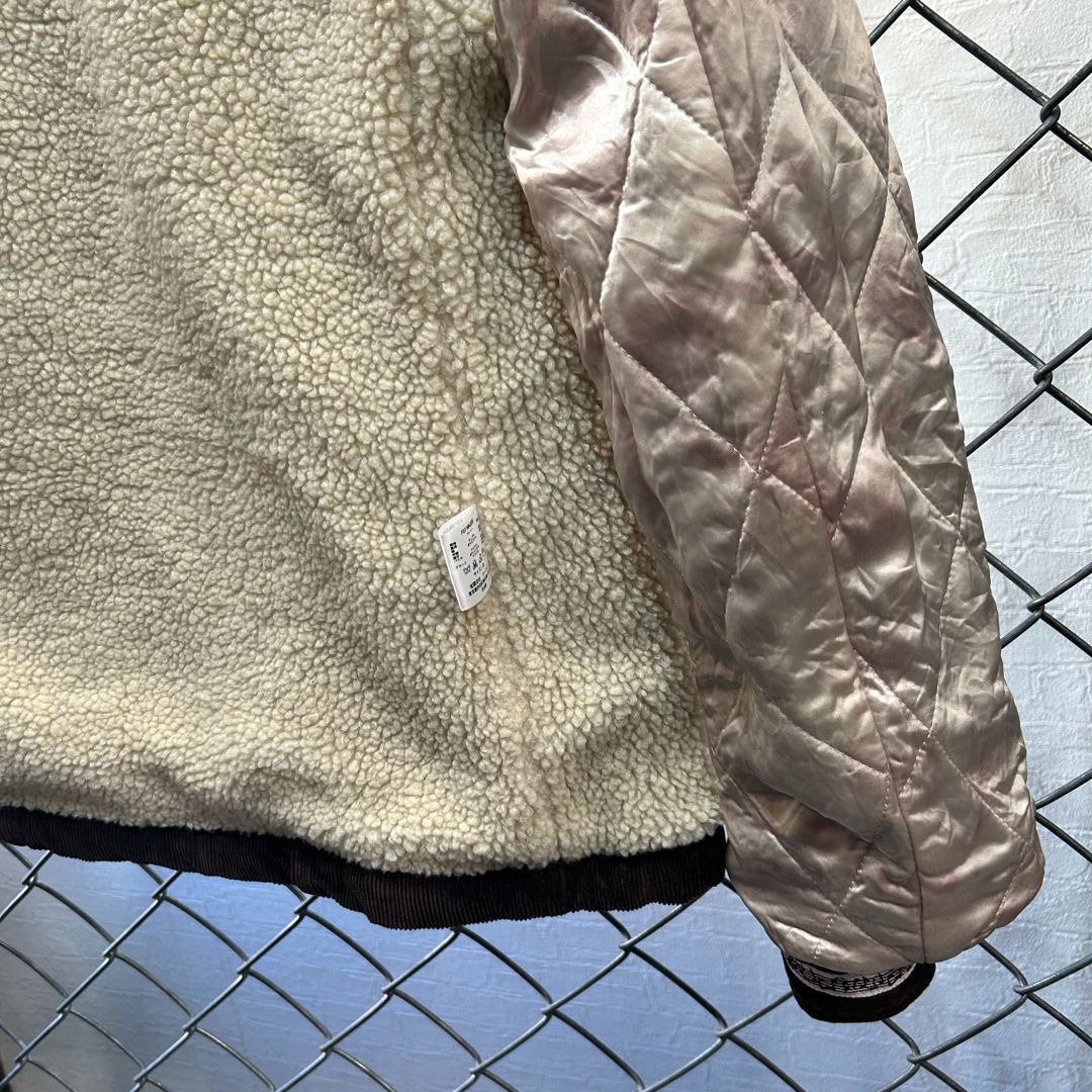 Number (N)ine AW07 "Love God Murder" Fleece Corduroy Lunch Jacket Size US XS / EU 42 / 0 - 16 Thumbnail