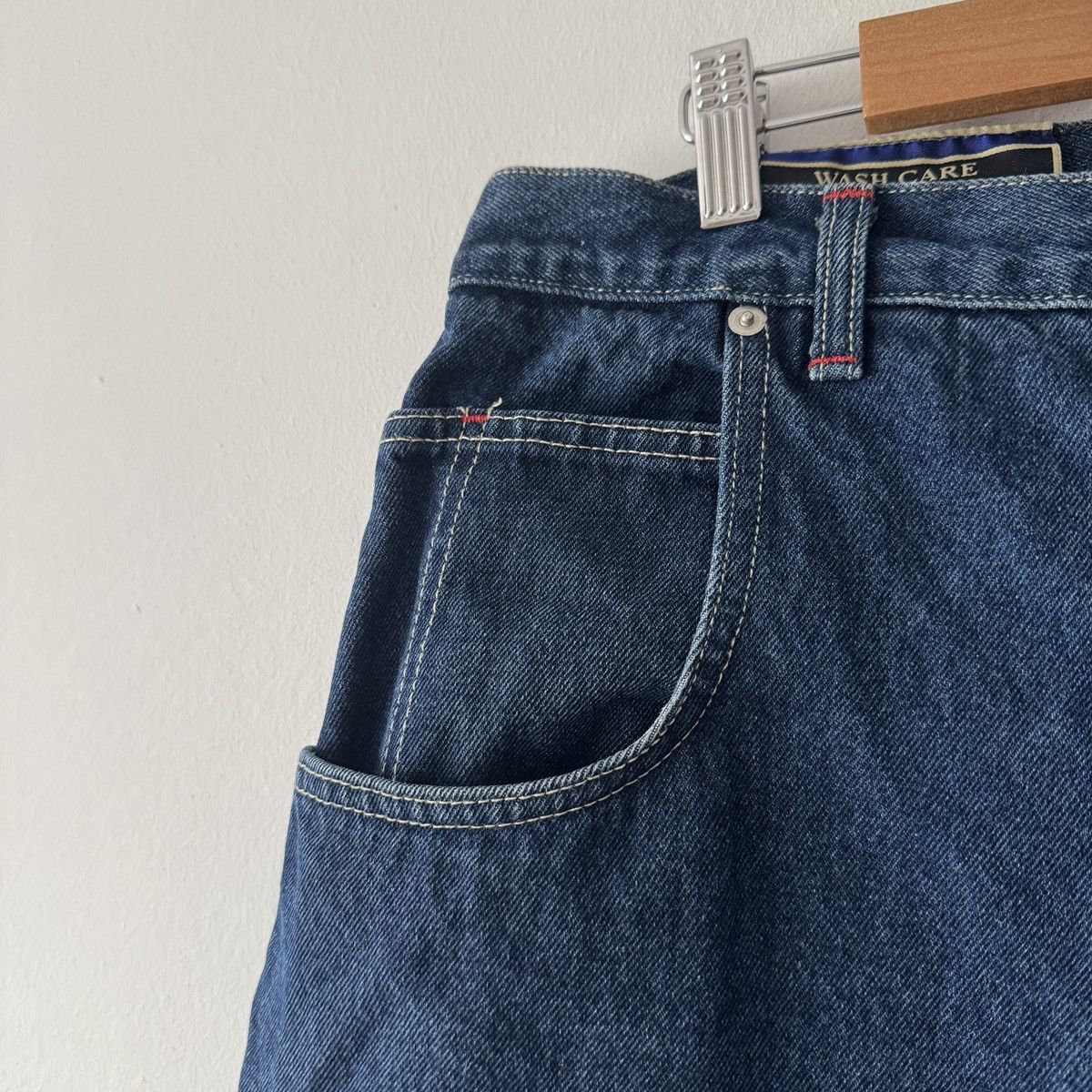 Wu-Tang Clan 🔥🔥 Vintage Wu-Wear Blue Baggy Jeans Size US 36 / EU 52 - 3 Thumbnail