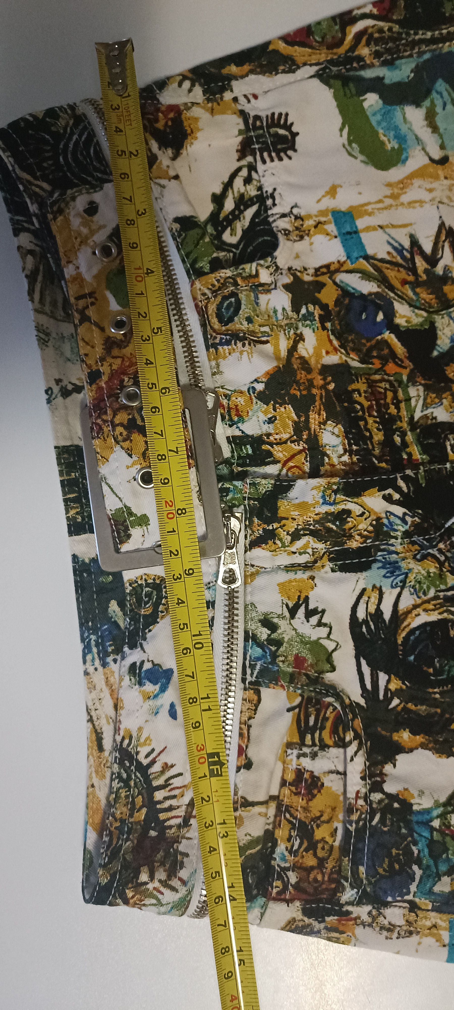 Jean Paul Gaultier 2000 - Basquiat graffiti pants Size 26" / US 2 / IT 38 - 22 Thumbnail
