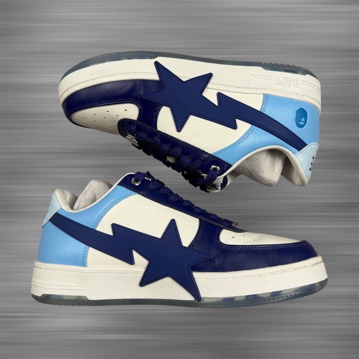 Bape A Bathing Ape Bape Sta OS Blue Shoes Size US 10 / EU 43 - 4 Thumbnail