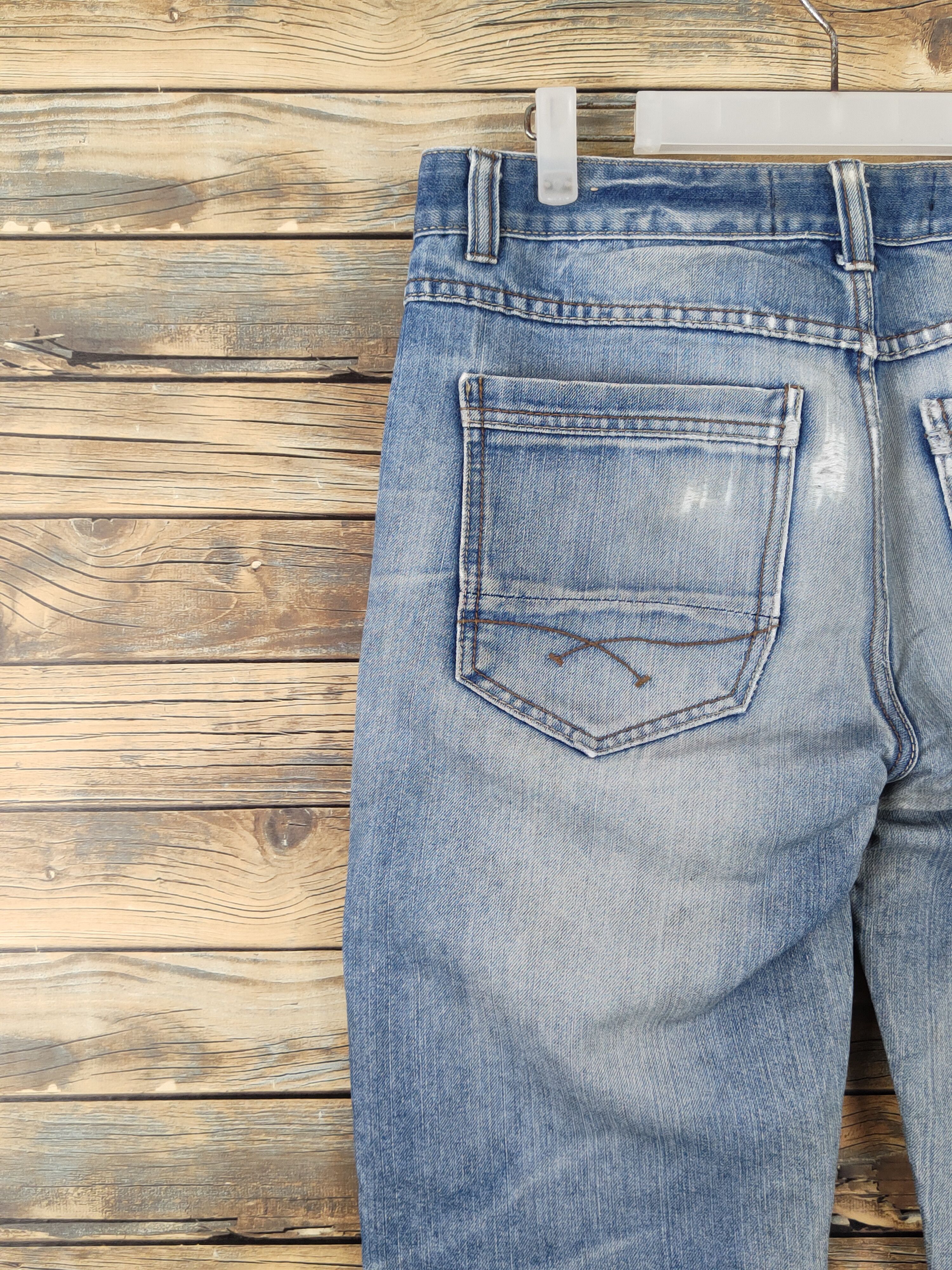 Diesel Diesel Blue Distressed Ripped denim Jeans #W1836 Size US 32 / EU 48 - 8 Thumbnail
