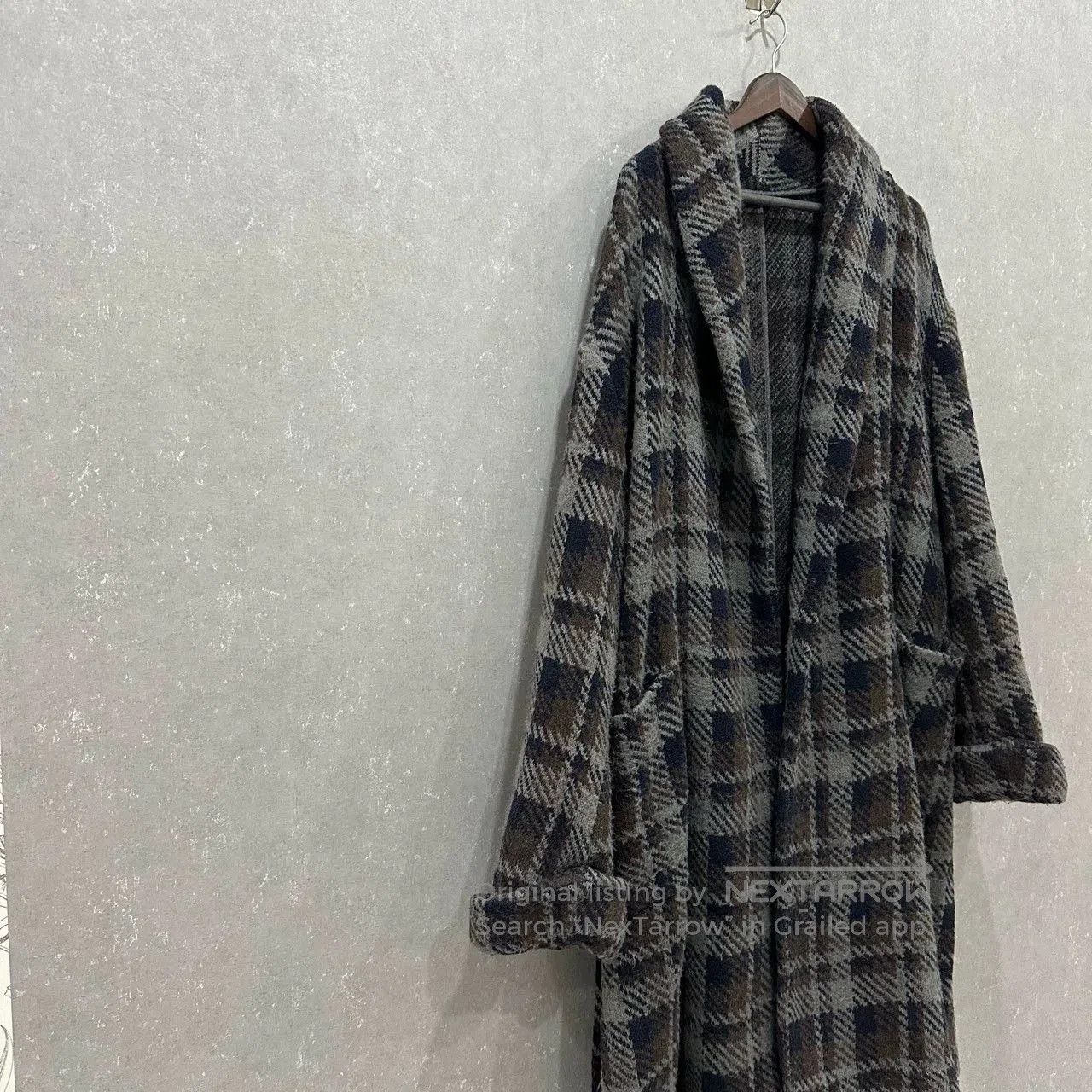 Fendi Fendi Plaid Long V-Neck Coat. Size US XL / EU 56 / 4 - 3 Thumbnail
