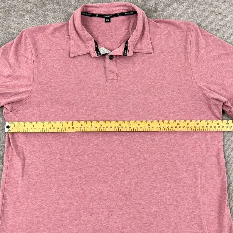 Vintage Public Rec Polo Shirt Mens XL Extra Large Red Performance Cotton Stretch Golf Shirt Mens XL Red Classic Logo Sports Golf Championship Size US XL / EU 56 / 4 - 6 Thumbnail