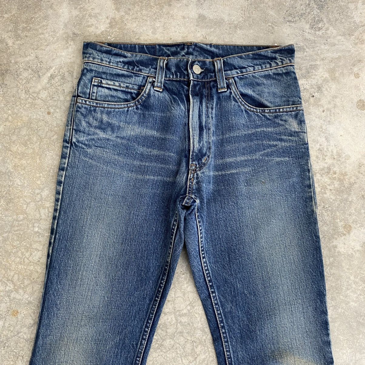 Blue Blue Japan 2000’s Blue Blue Japan Stonewashed Denim Flared Jeans Size US 29 - 2 Thumbnail
