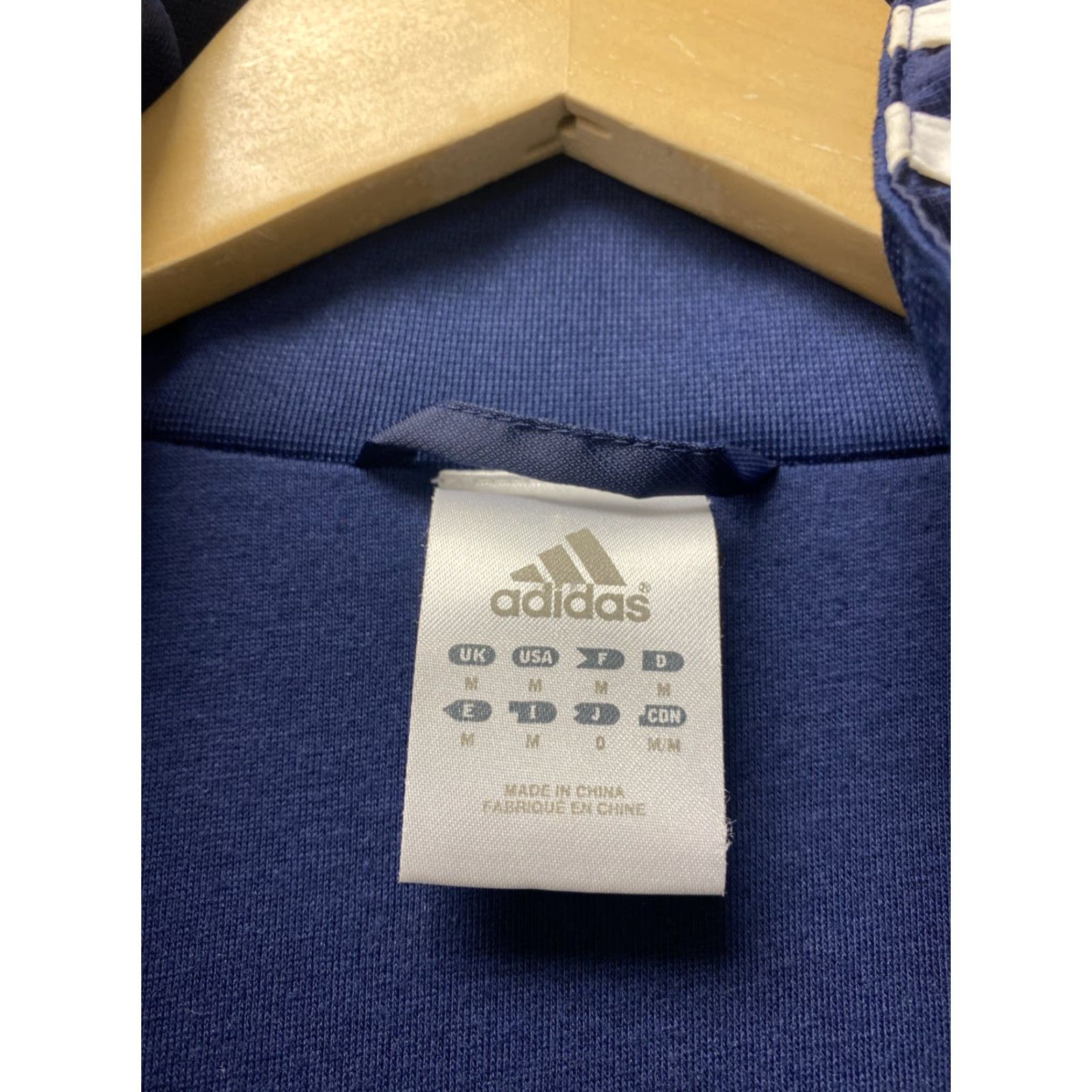 Adidas Adidas Windbreaker Jacket Mens M Navy Lined Polyester Blend Nylon Dark Blue Adidas Originals Windbreaker Mens M Navy Size US M / EU 48-50 / 2 - 7 Thumbnail