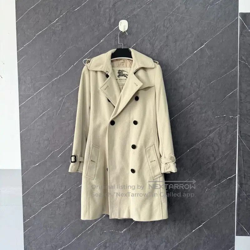 Burberry Burberry Khaki Cotton Women's Trench Coat. Size XXS / US 00 / IT 34 - 1 Thumbnail
