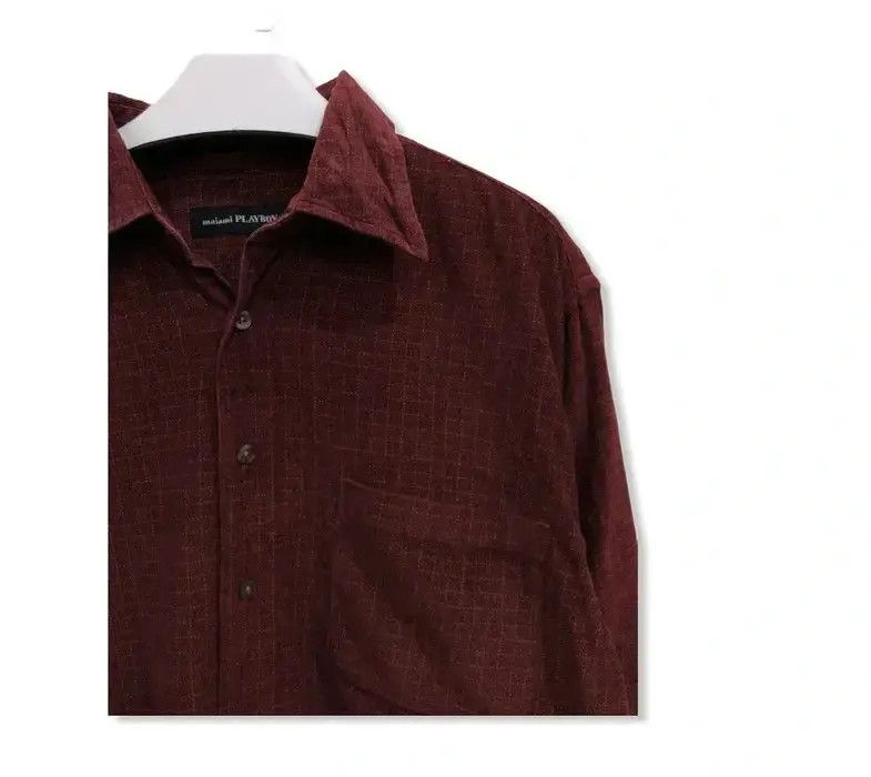 Playboy Vintage Maiami Playboy Flannel Shirt 👕 Size US M / EU 48-50 / 2 - 2 Thumbnail