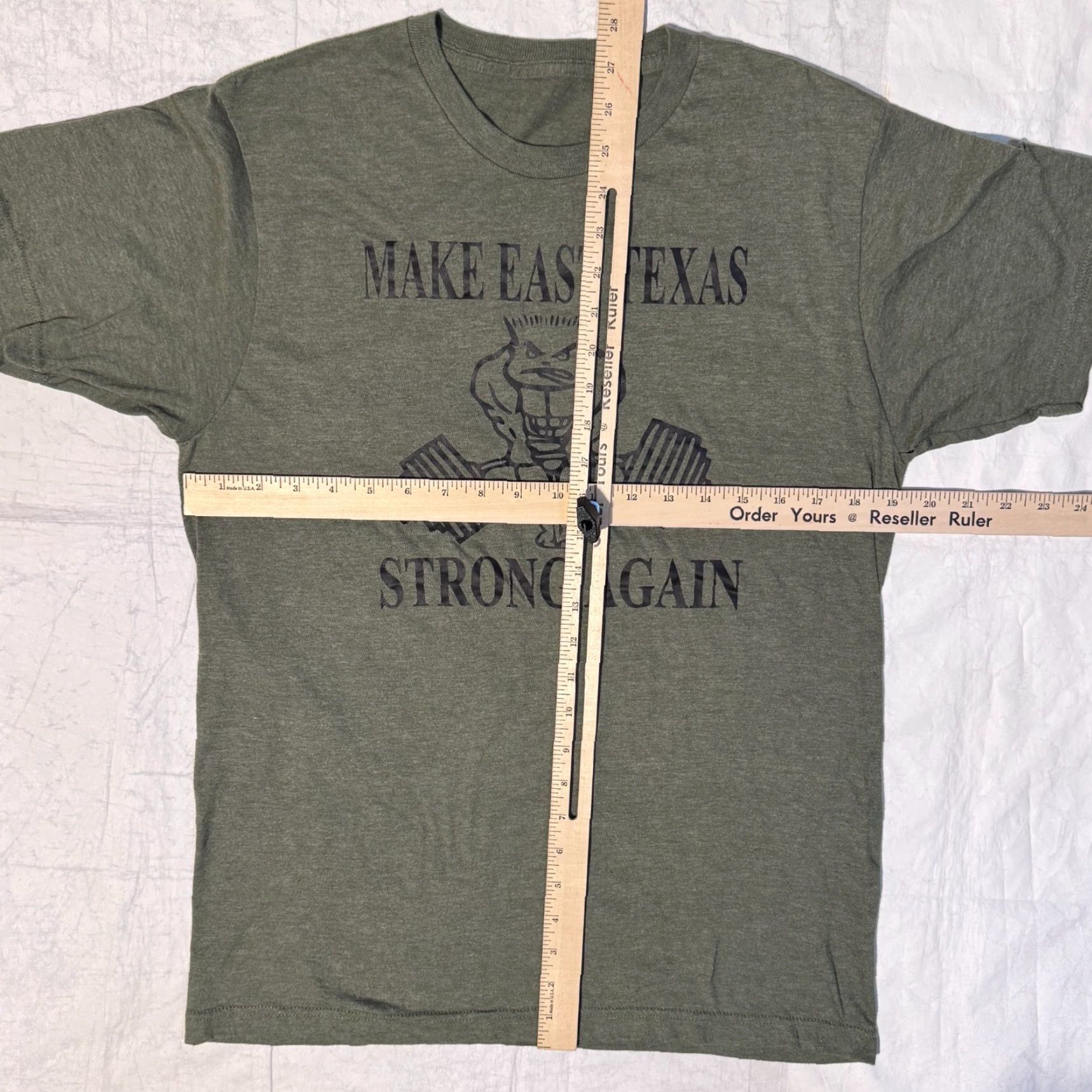 Gildan Gildan T-Shirt Men Logo Short Sleeve Crew Neck Green Cotton Regular Size M Vintage No - Logo tshirt Easy Care All Seasons Machine Washable Size US M / EU 48-50 / 2 - 3 Thumbnail