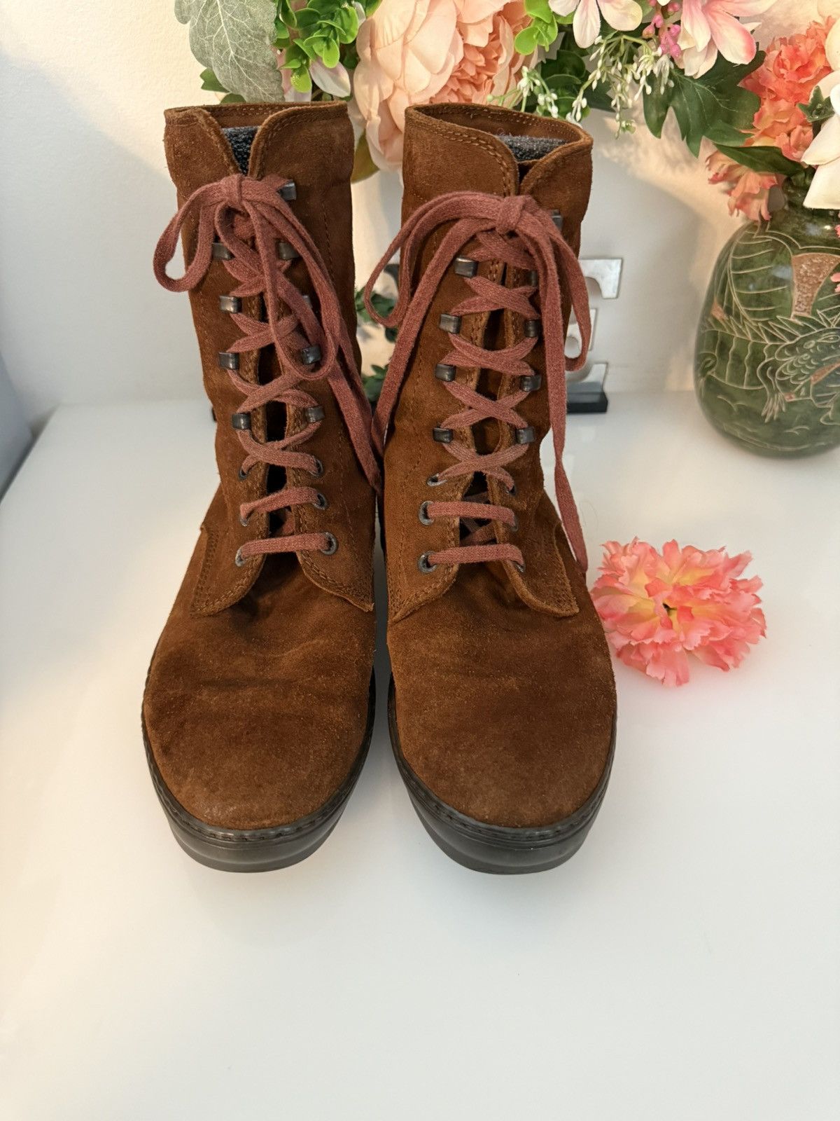 Tod's Tod’s Rubber Soled Suede Boots Brown Size 37/7 Boho Vintage Size US 7 / IT 37 - 13 Thumbnail
